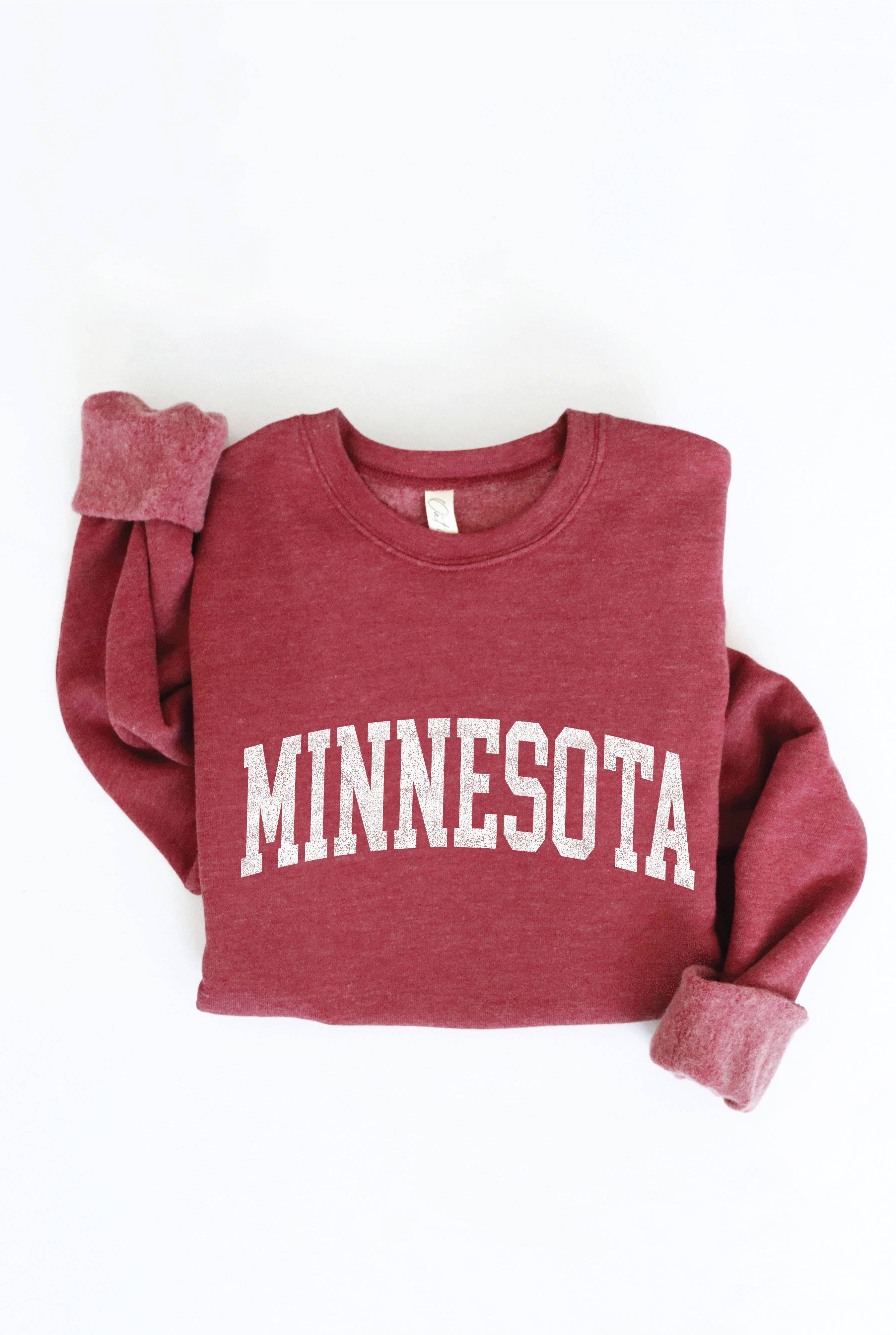 Maroon Minnesota Crewneck Sweatshirt