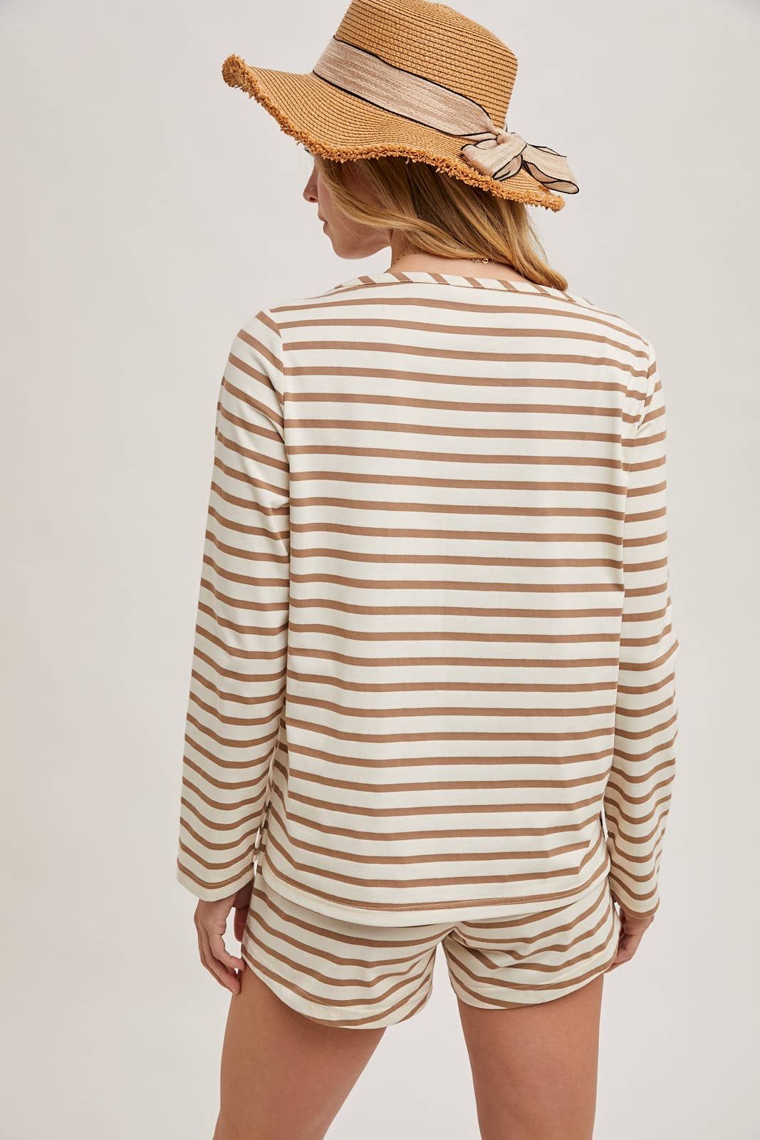 Striped Lounge Day Top & Shorts