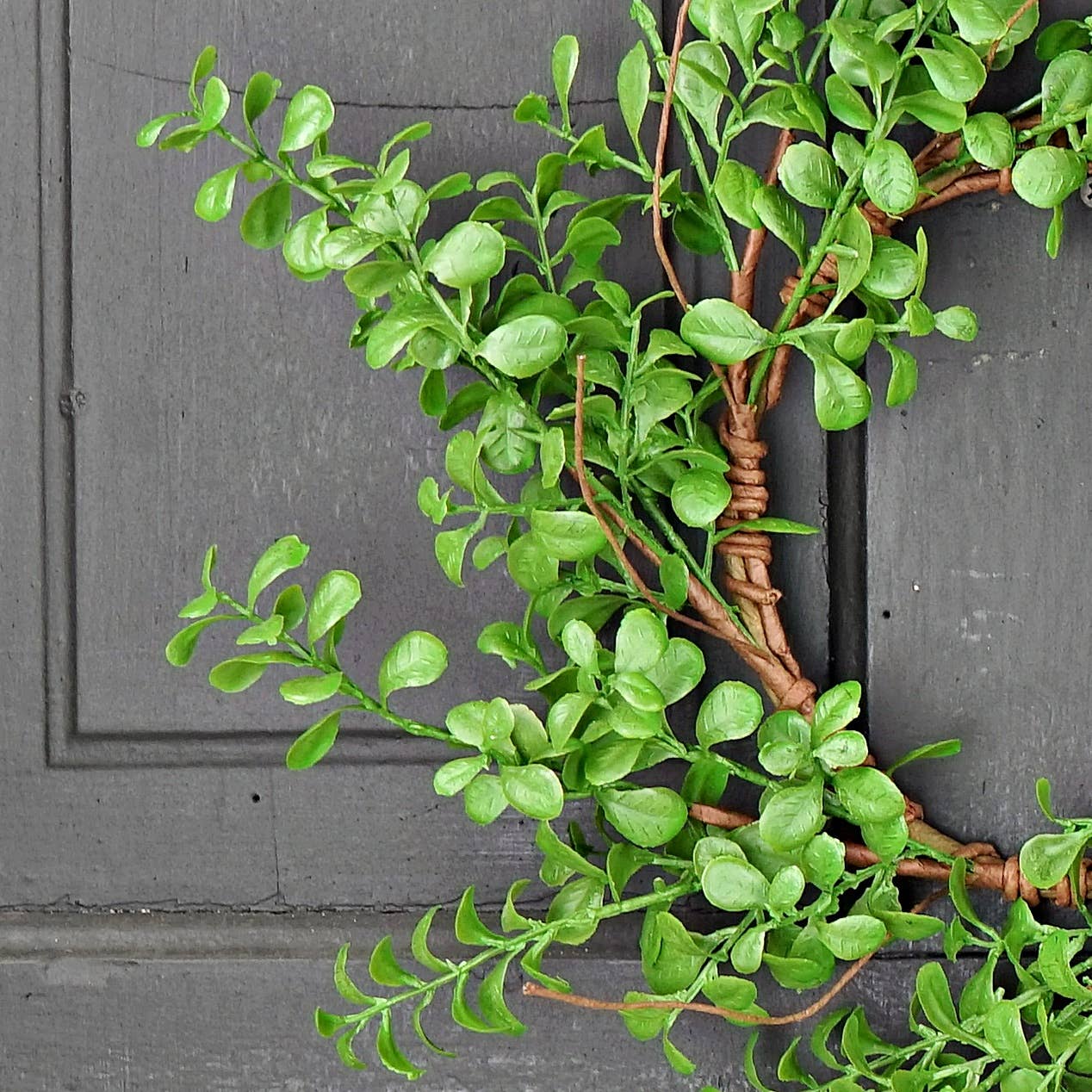 Evergreen Boxwood Wreath-14