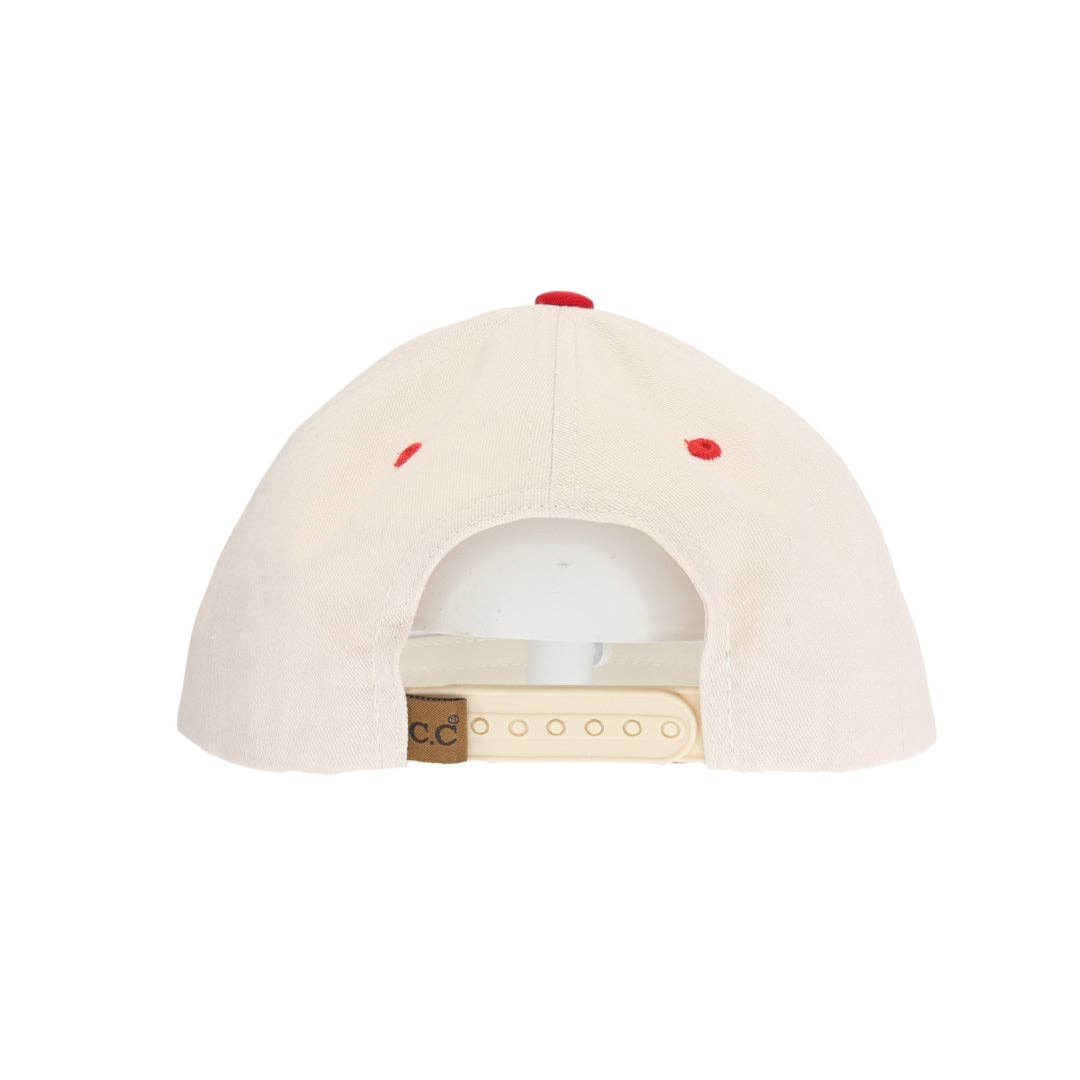 Green Two Tone Canvas C.C Trucker Hat