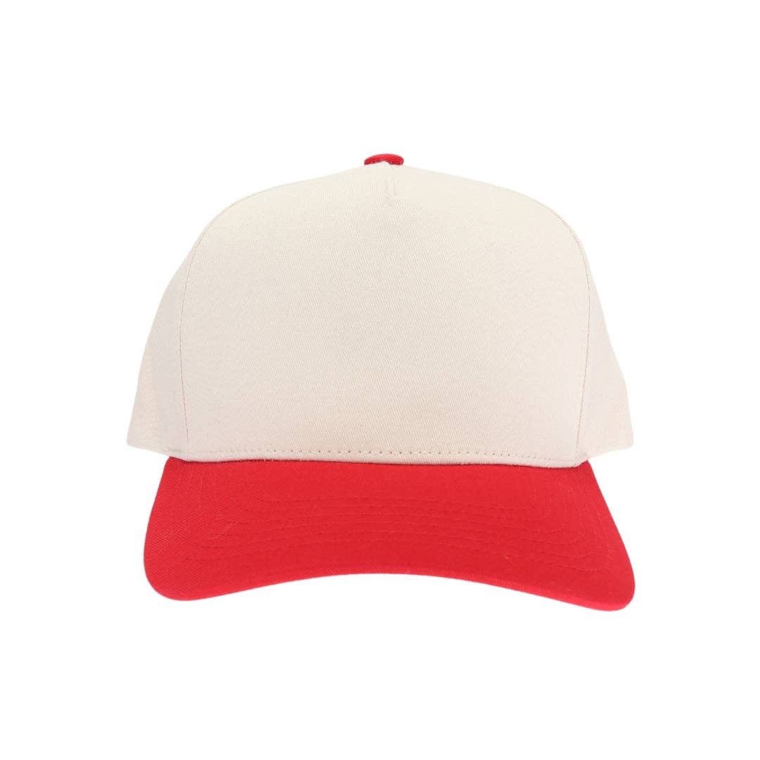 Green Two Tone Canvas C.C Trucker Hat