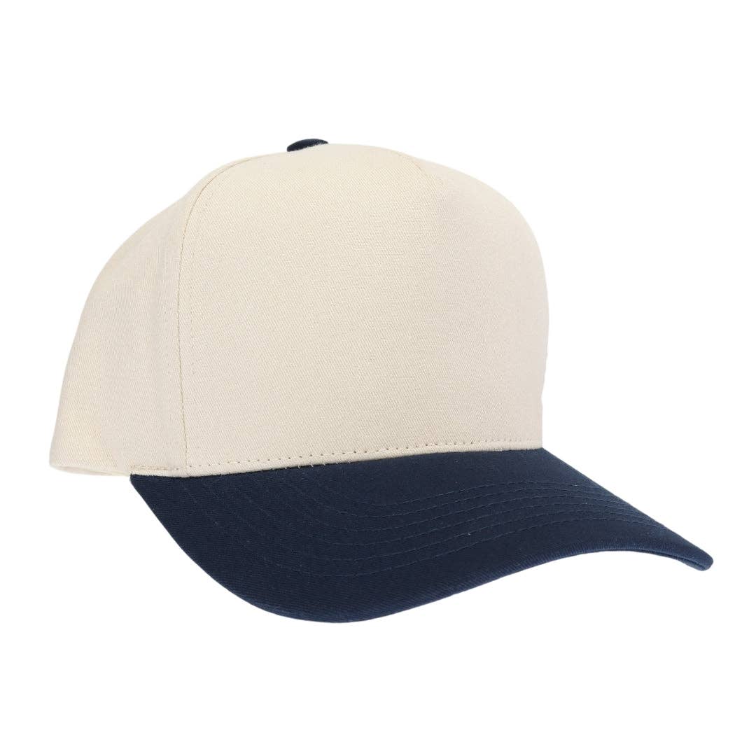 Green Two Tone Canvas C.C Trucker Hat