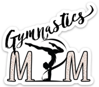 Gymnastics Mom Vinyl Sticker