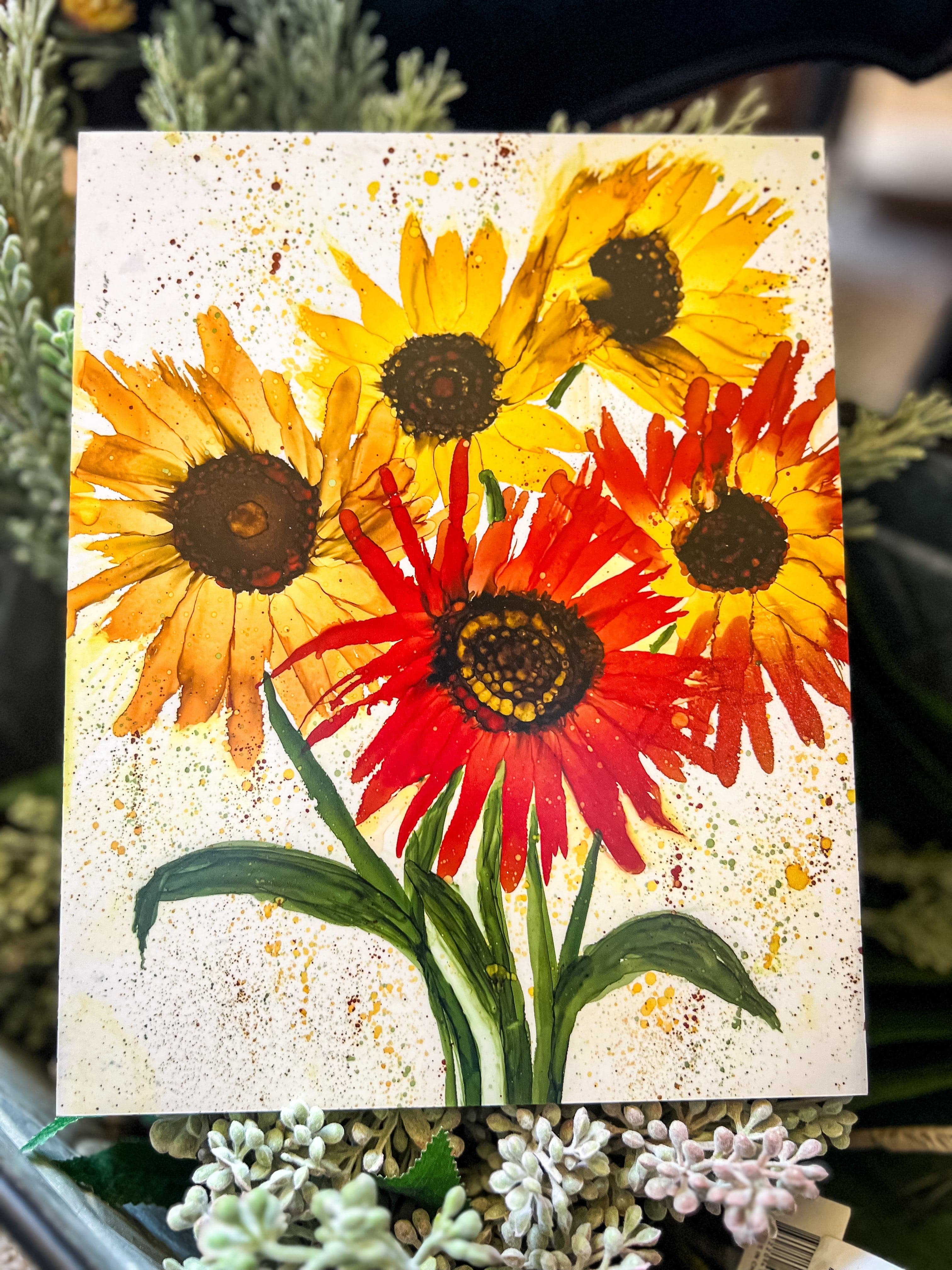 Hello Sunshine Mounted Painting