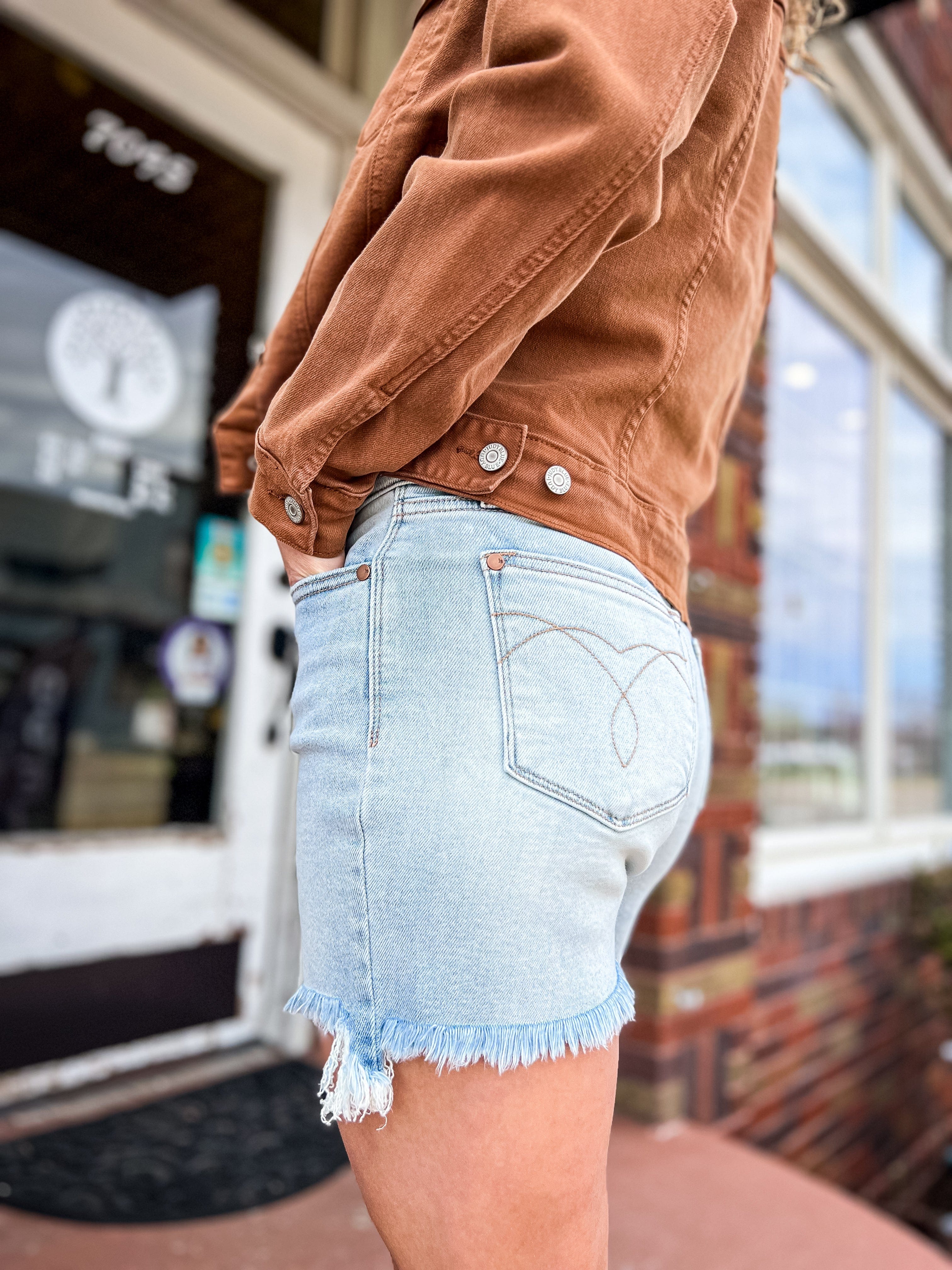 Judy Blue Camel Denim Jacket