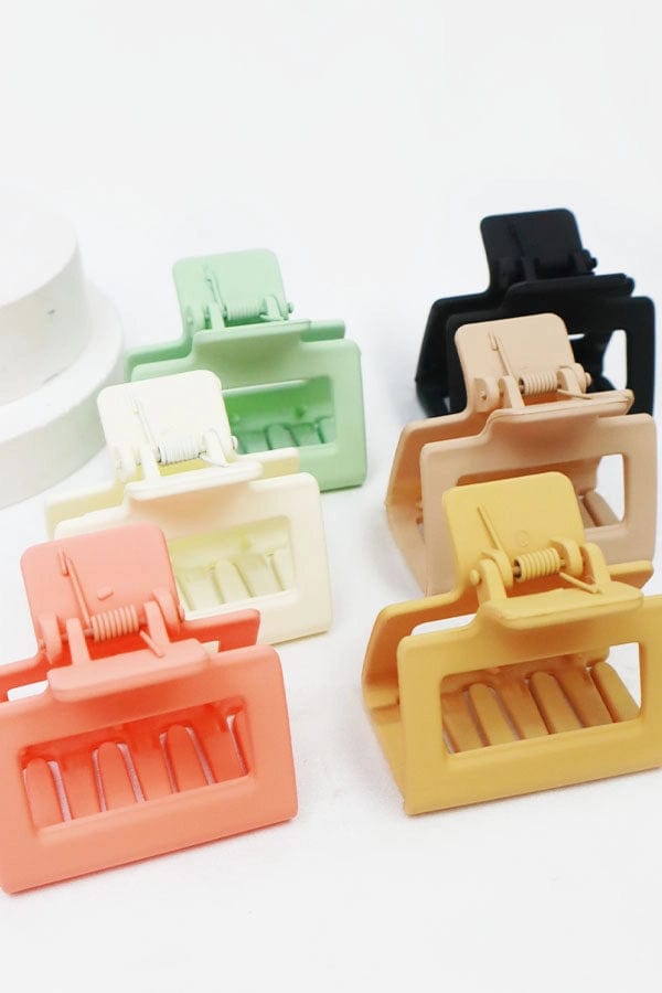 Jumbo Cut Out Rectangular Hair Clip