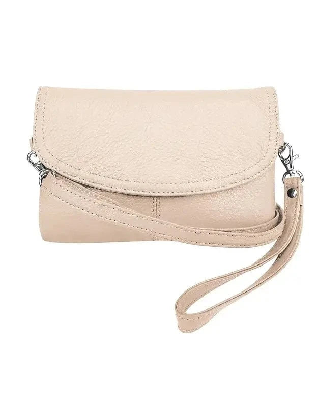 Leather Crossbody Clutch