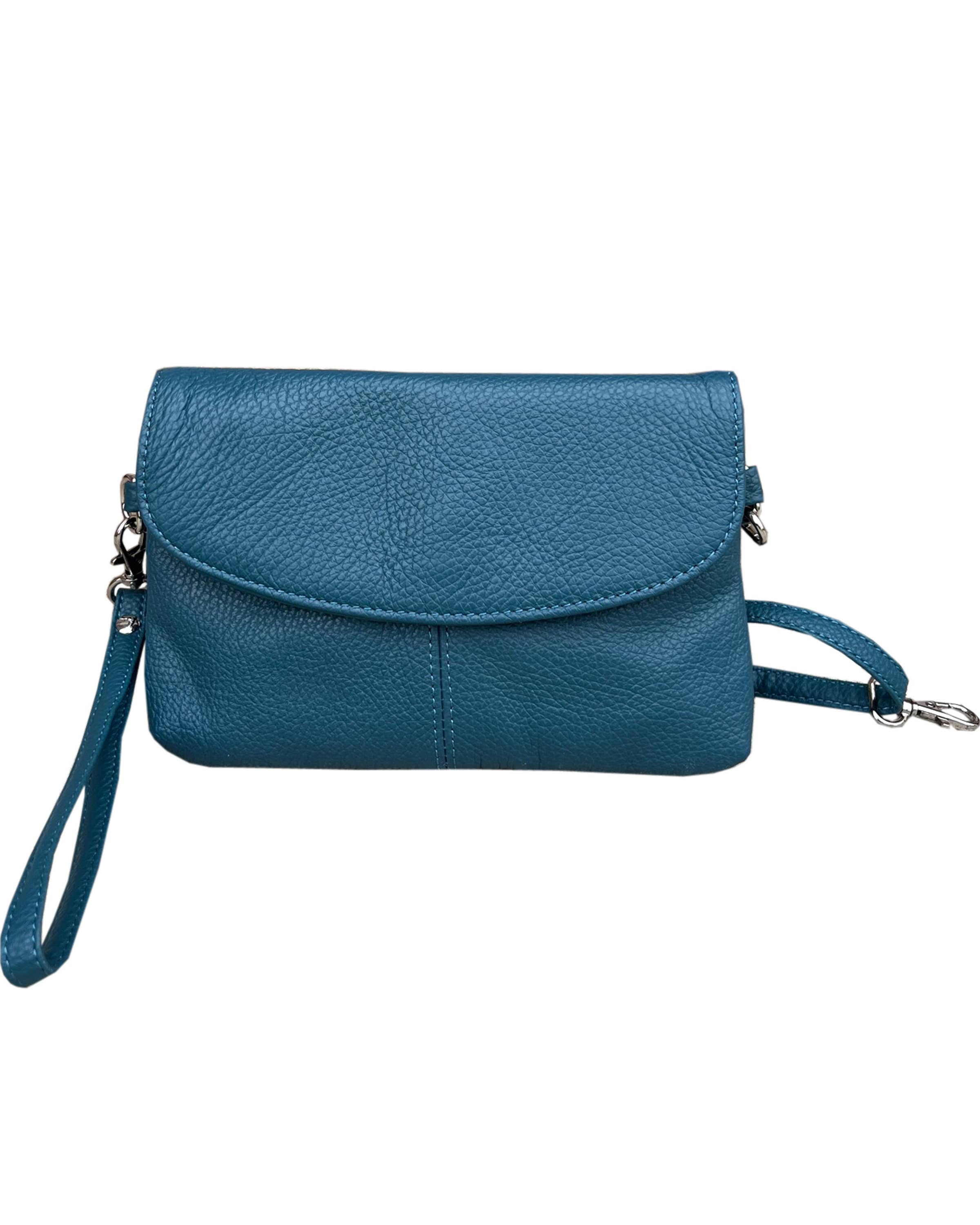 Leather Crossbody Clutch