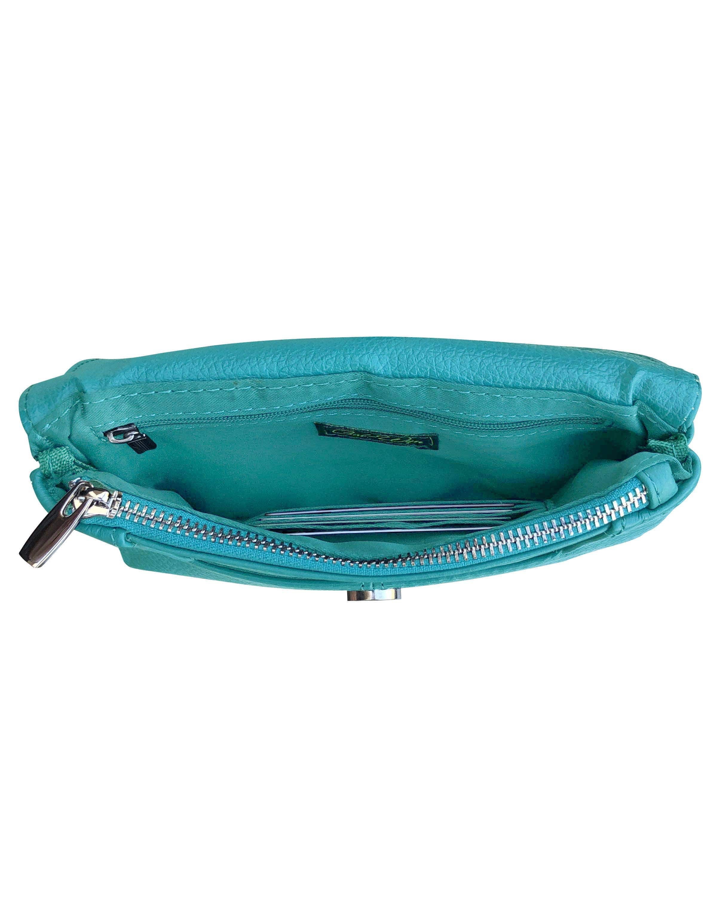 Leather Crossbody Clutch