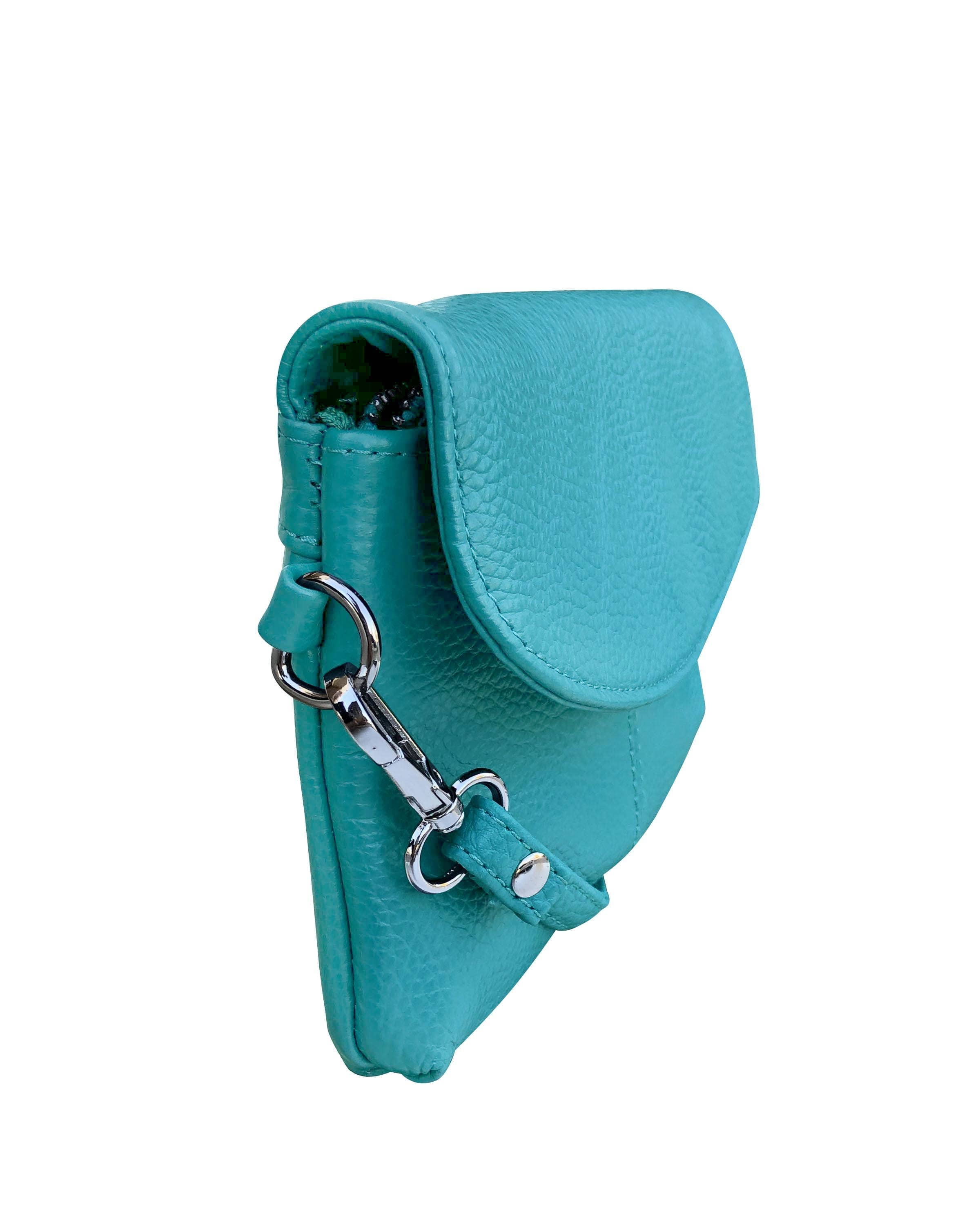 Leather Crossbody Clutch