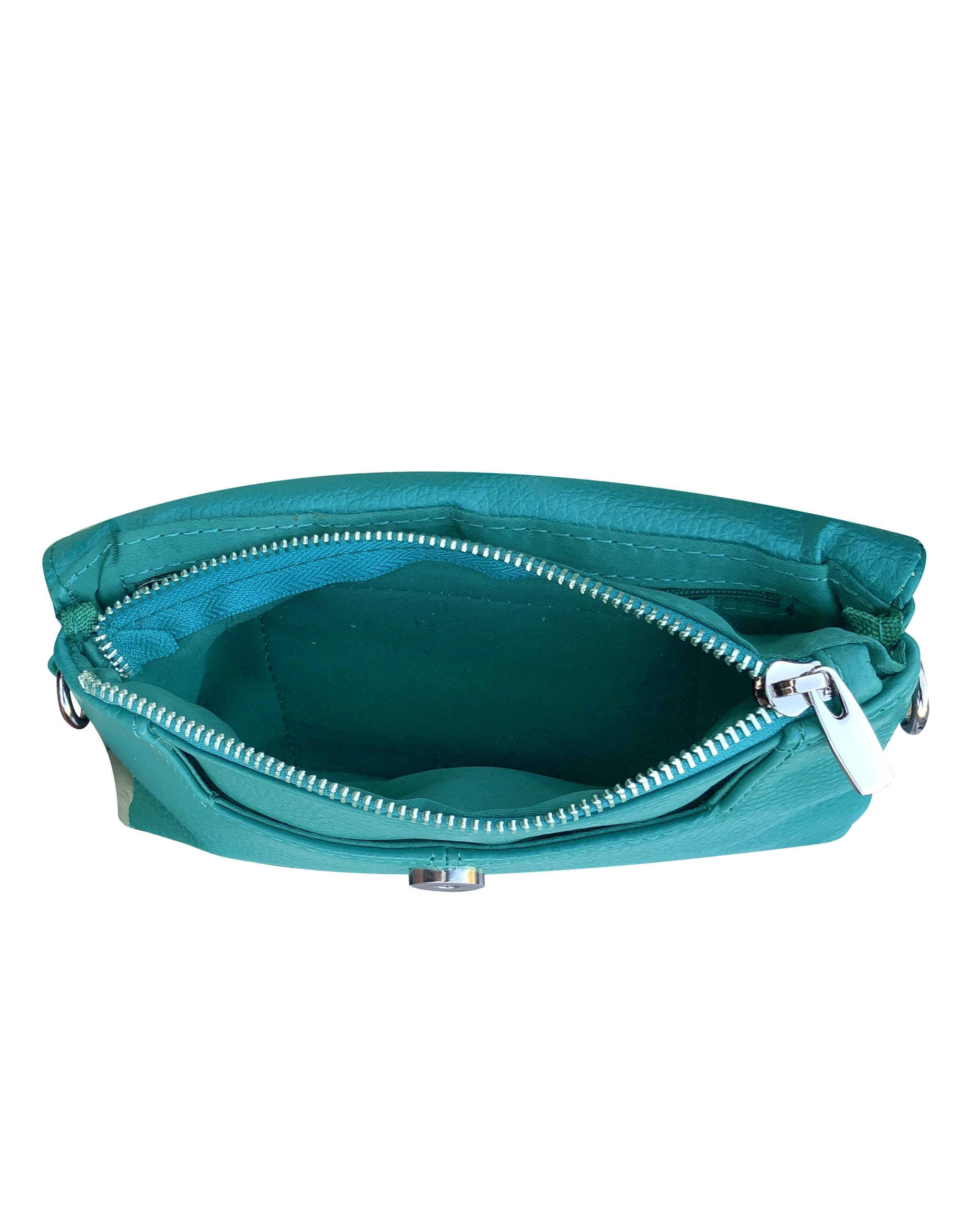 Leather Crossbody Clutch