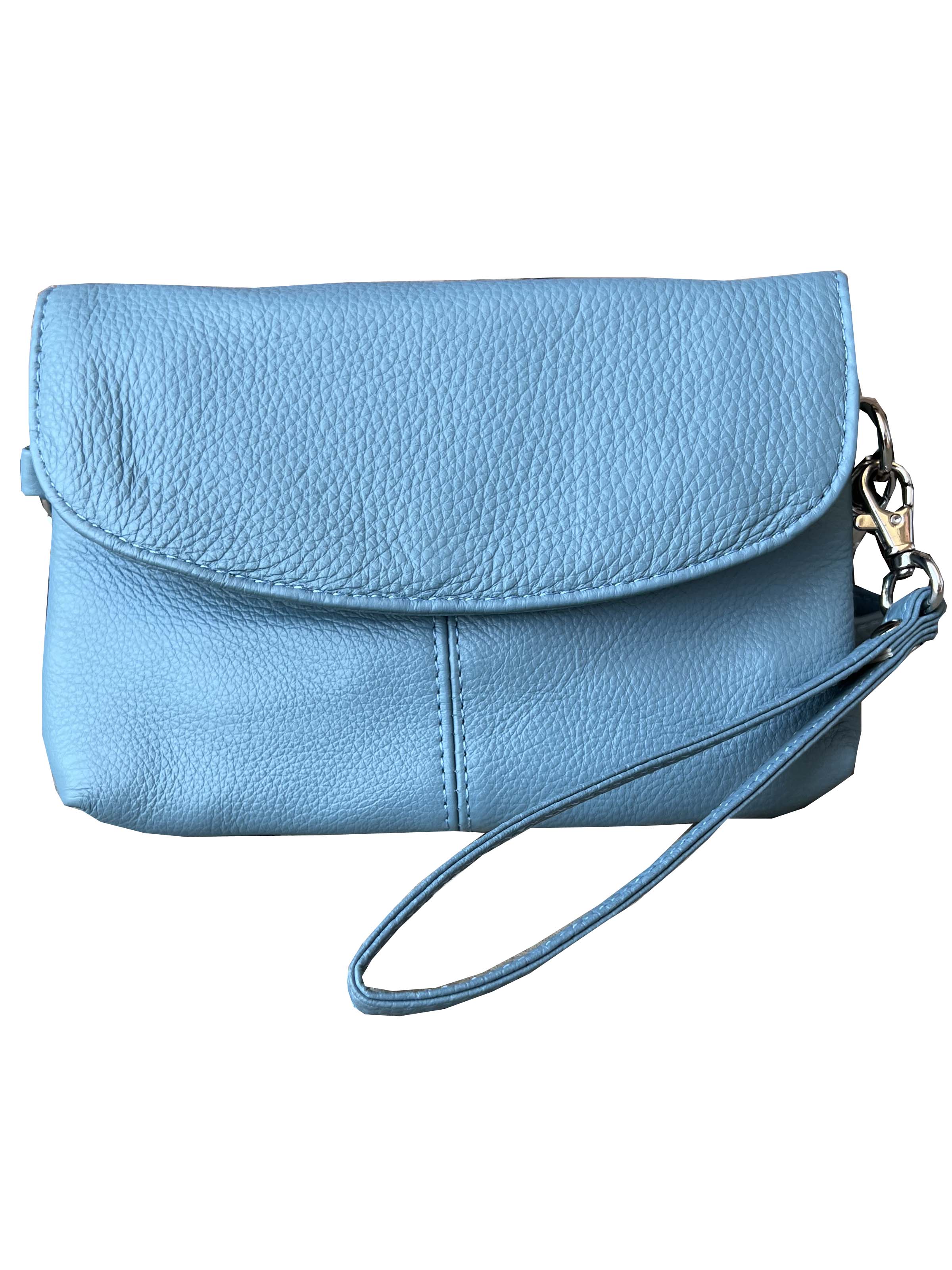 Leather Crossbody Clutch