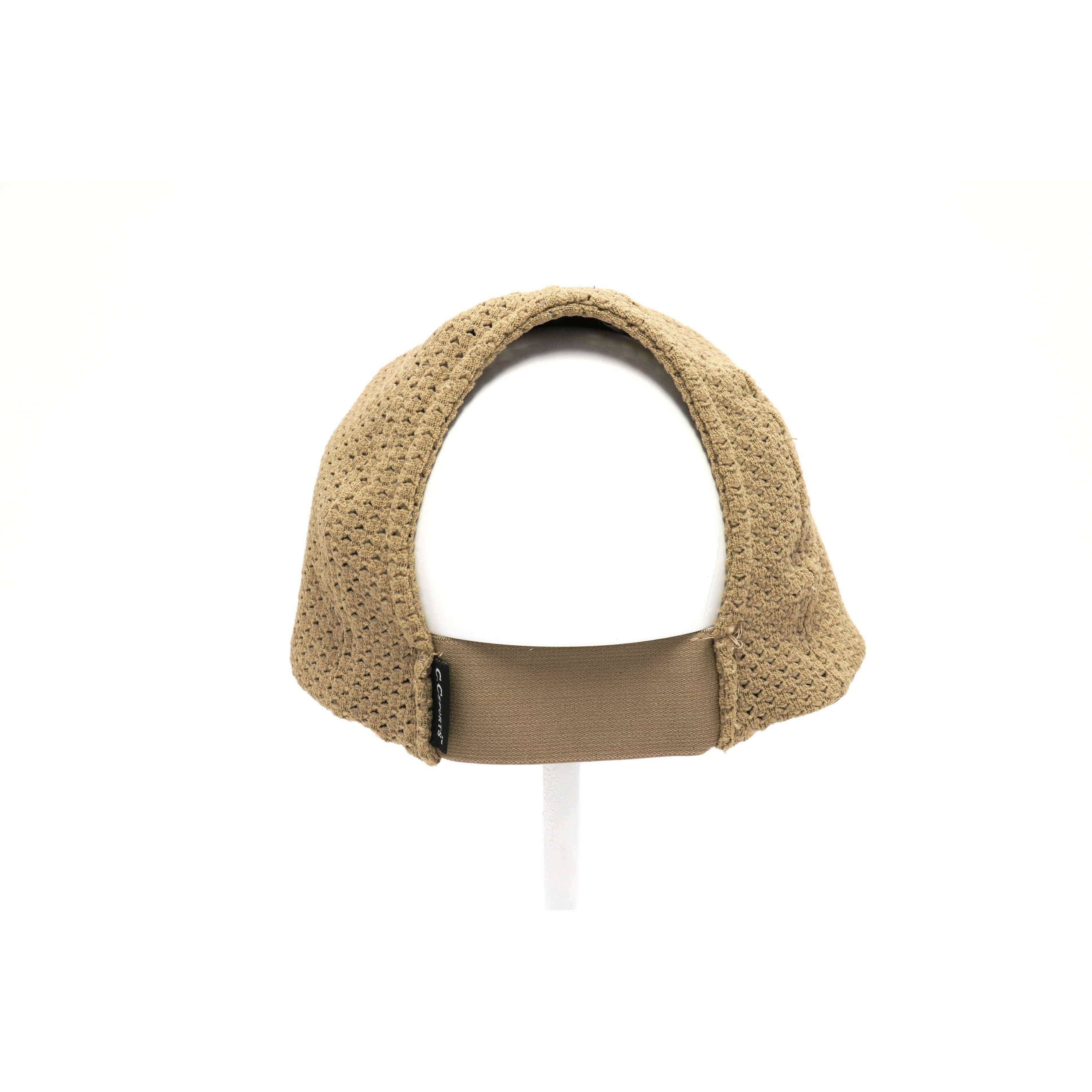 Leopard Distressed Stretch Mesh High Pony Baseball Hat