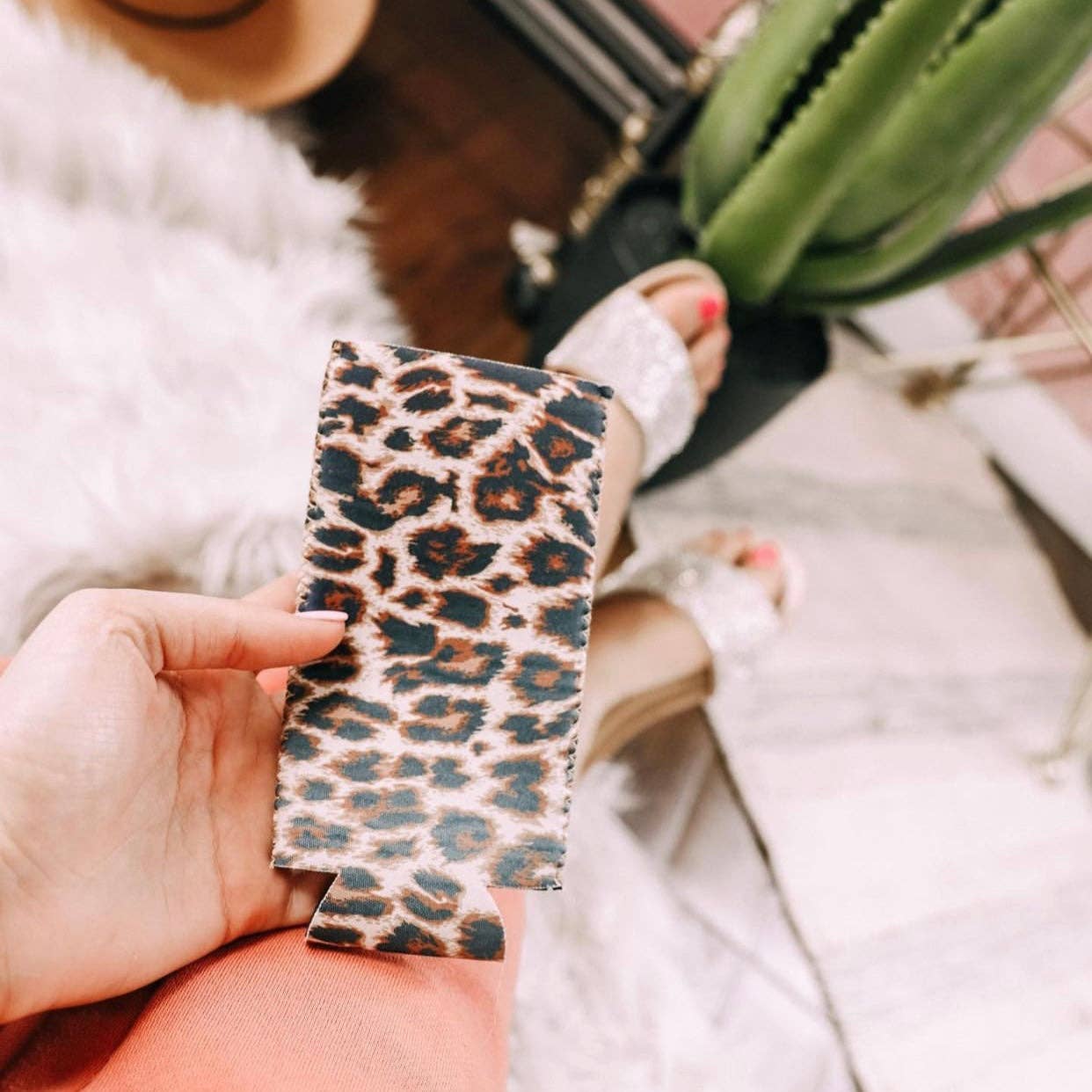 Leopard Tall Cab Coozie | 2-Pack