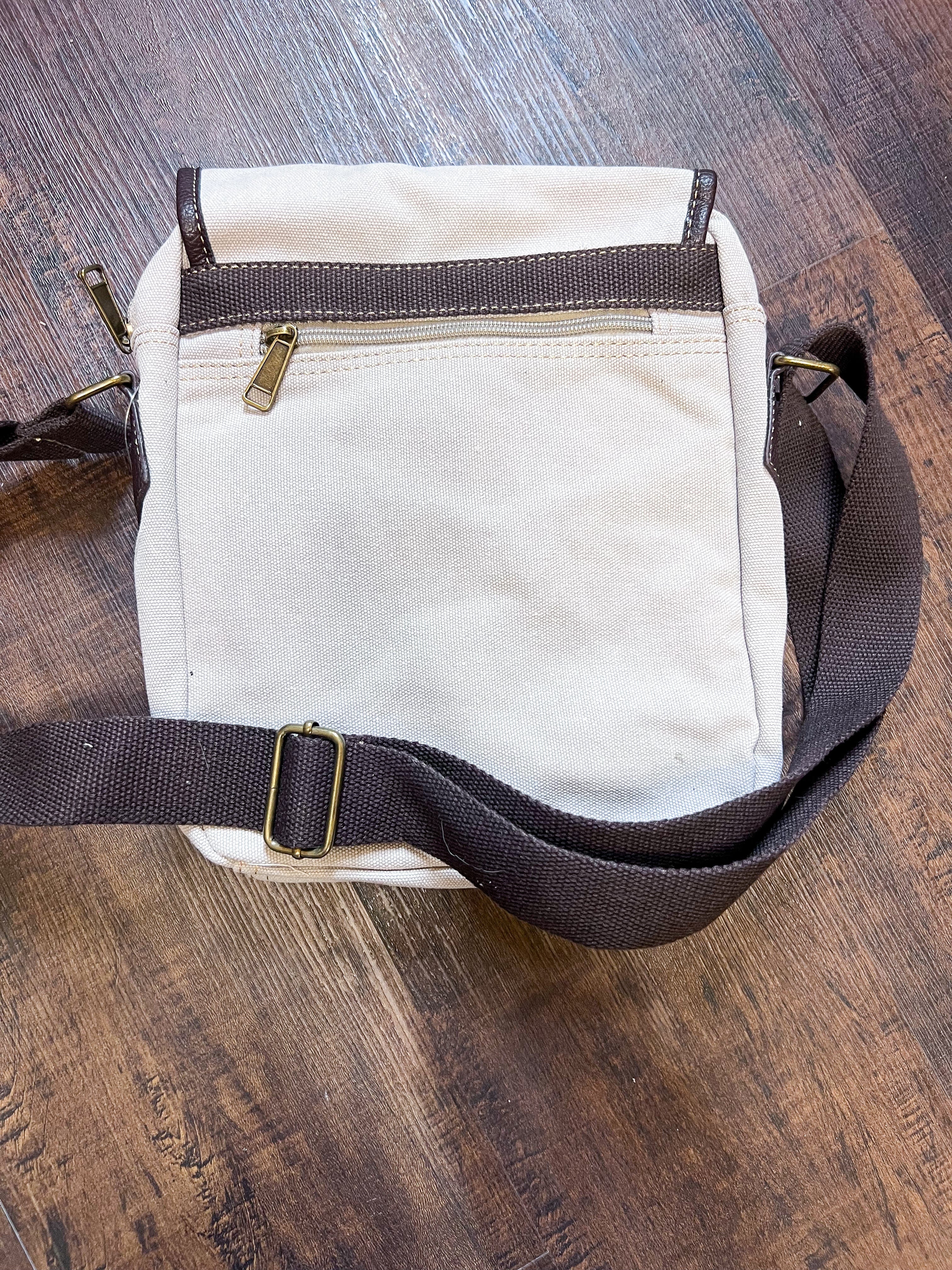 Light Grey Canvas Tablet Bag