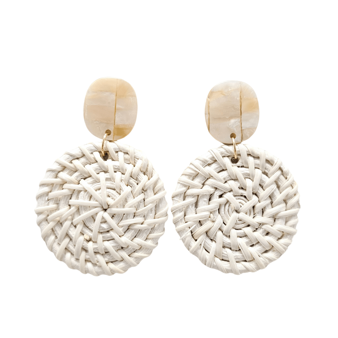 Light Rattan Dominica Earrings