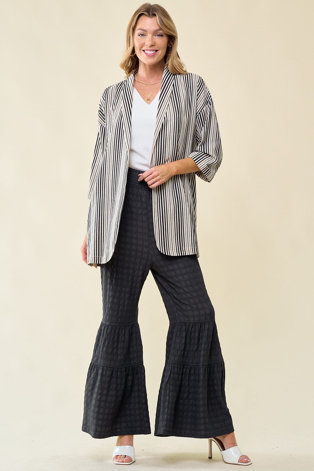 Linen Stripe Jacket