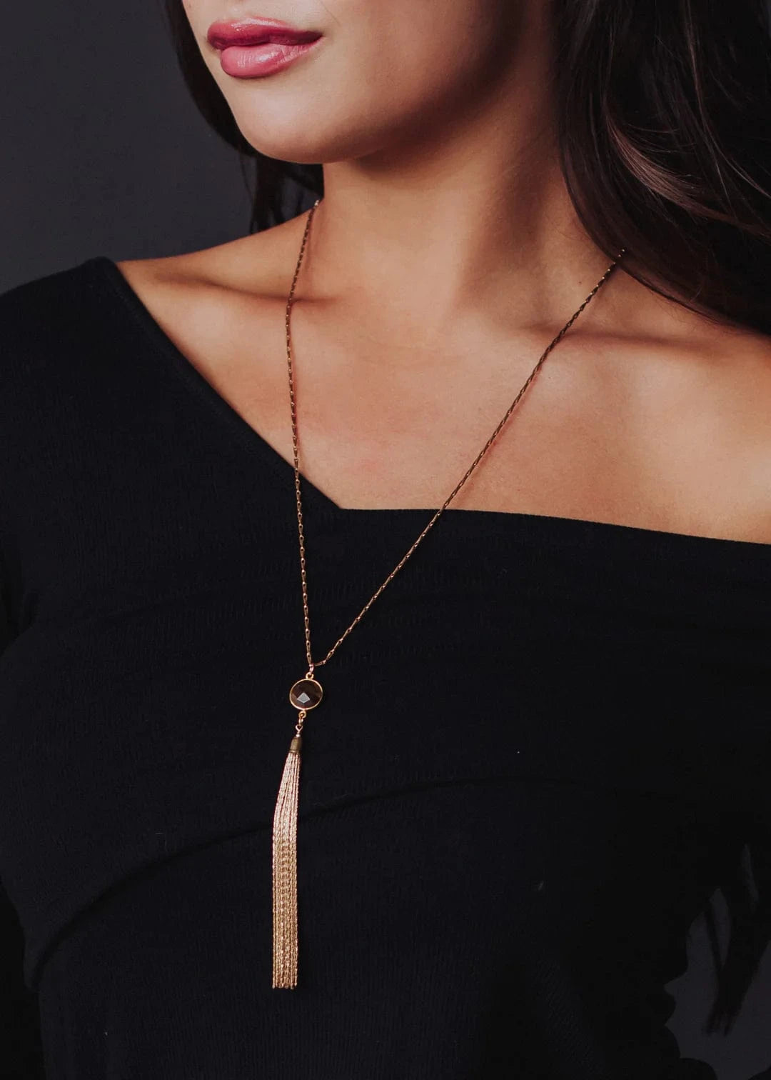 Long Gold Necklace