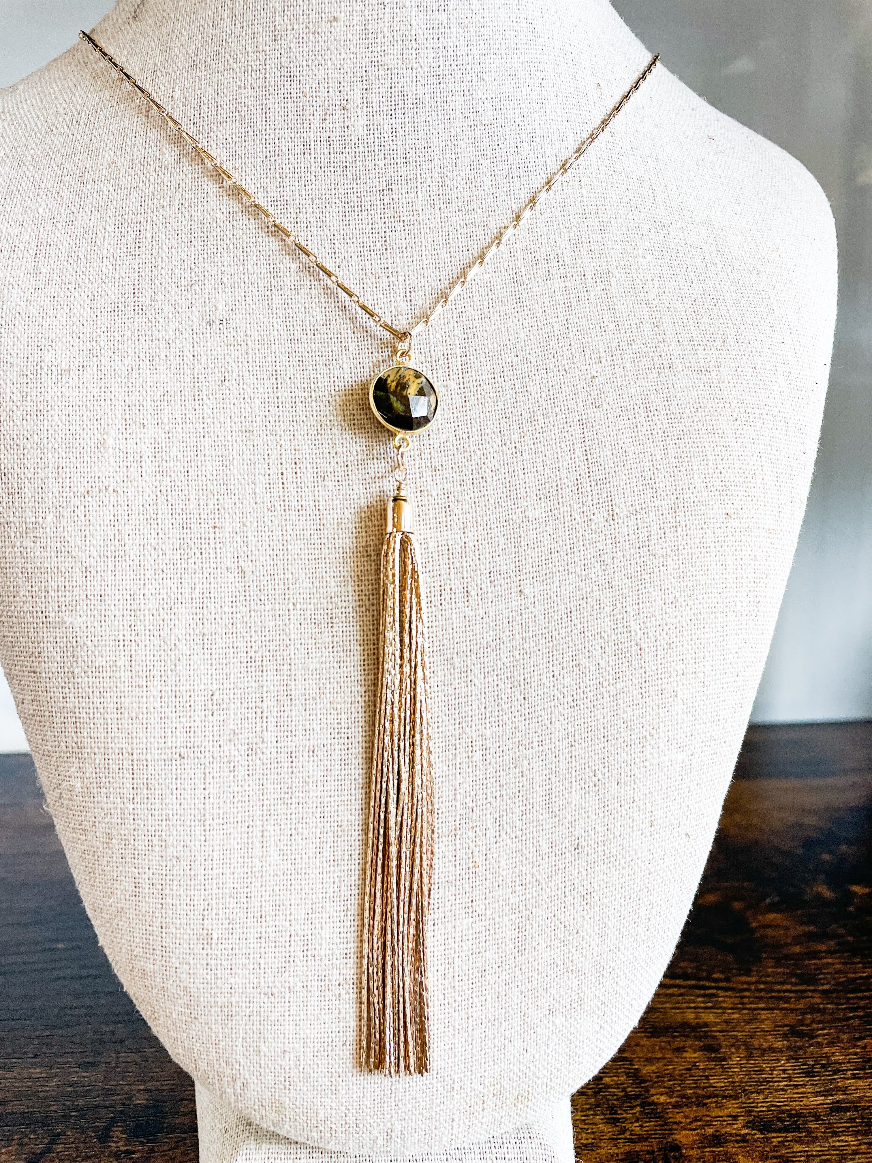 Long Gold Necklace