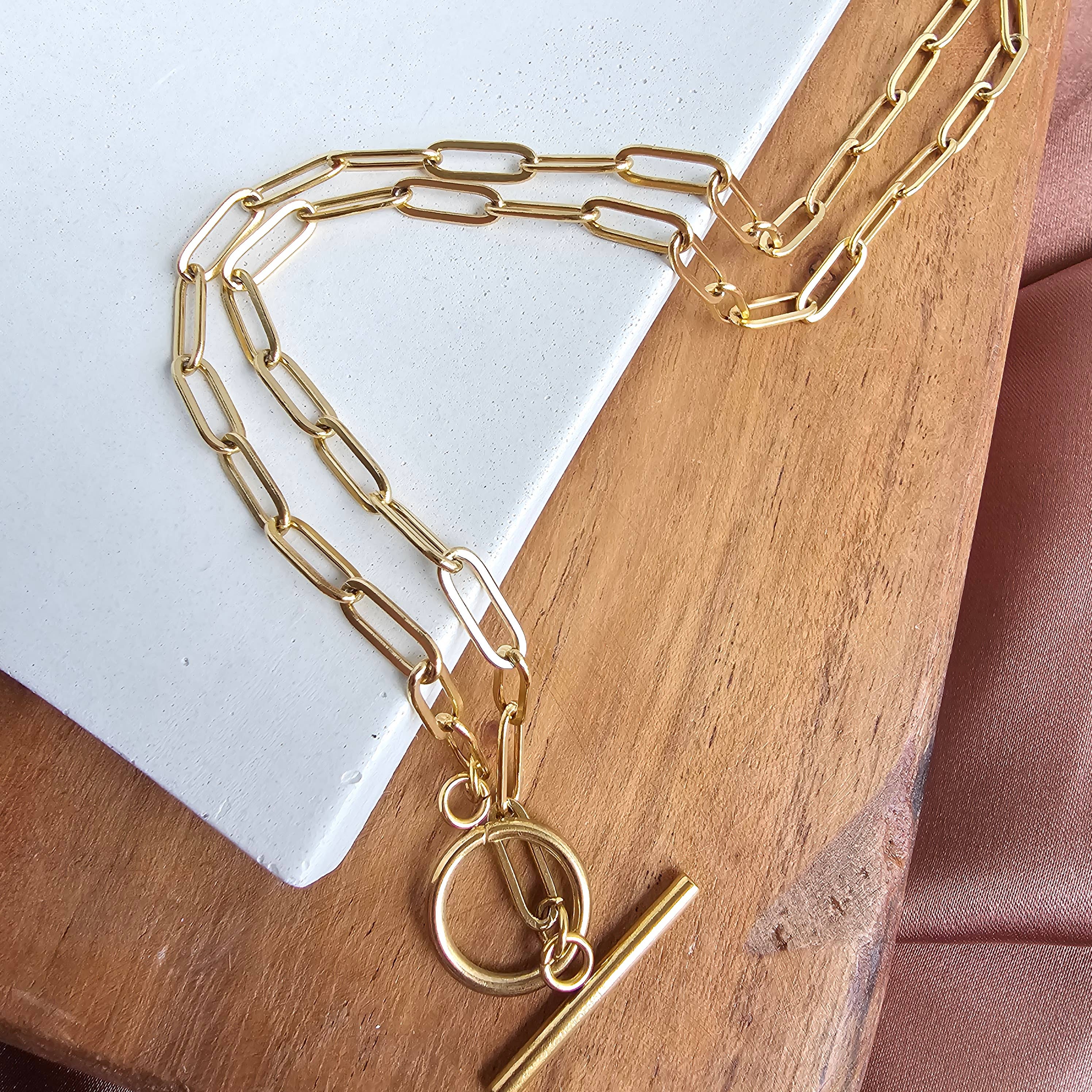 Luxe Gold Paper Clip Chain