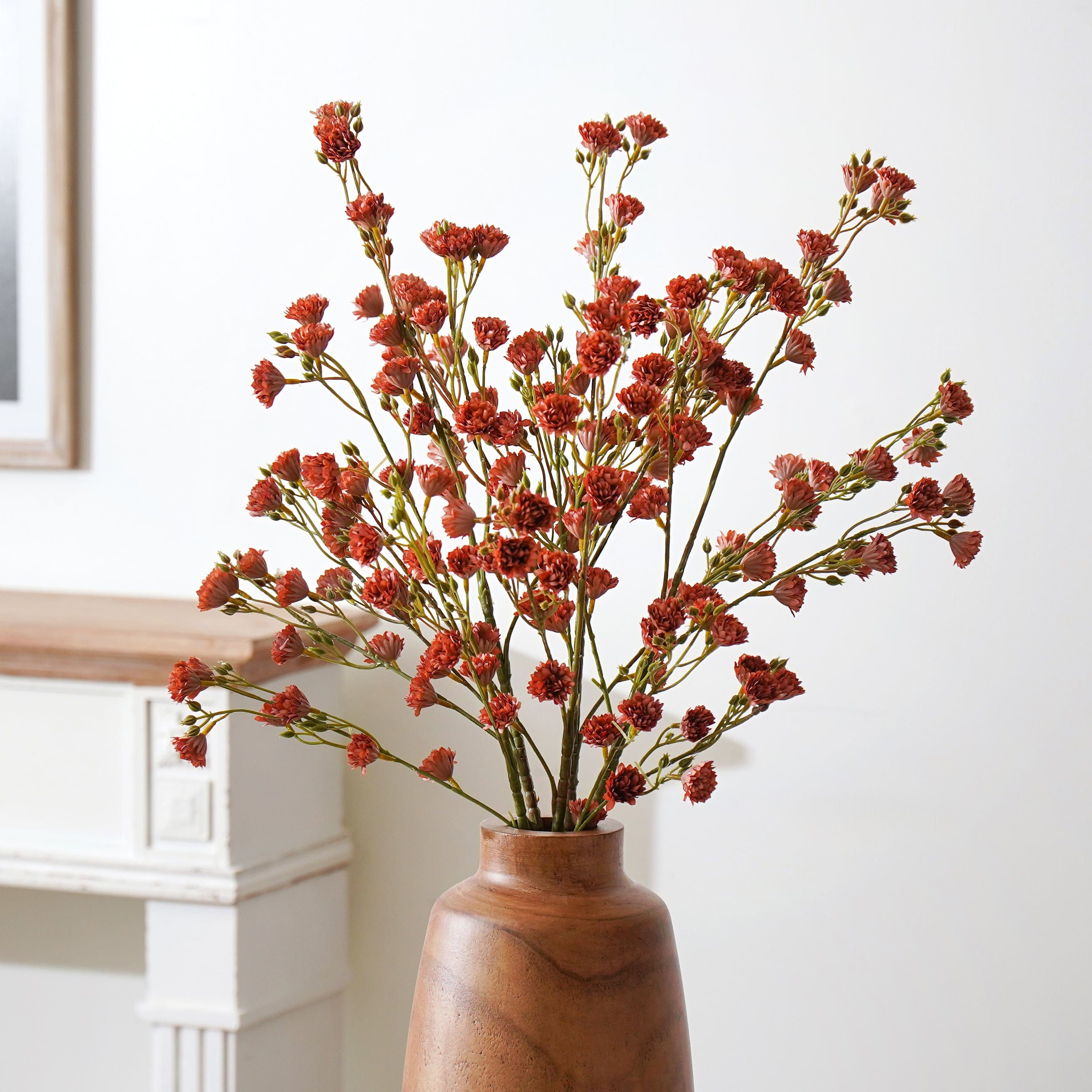 MJ Home Florals Mini Blooms Bush Stem