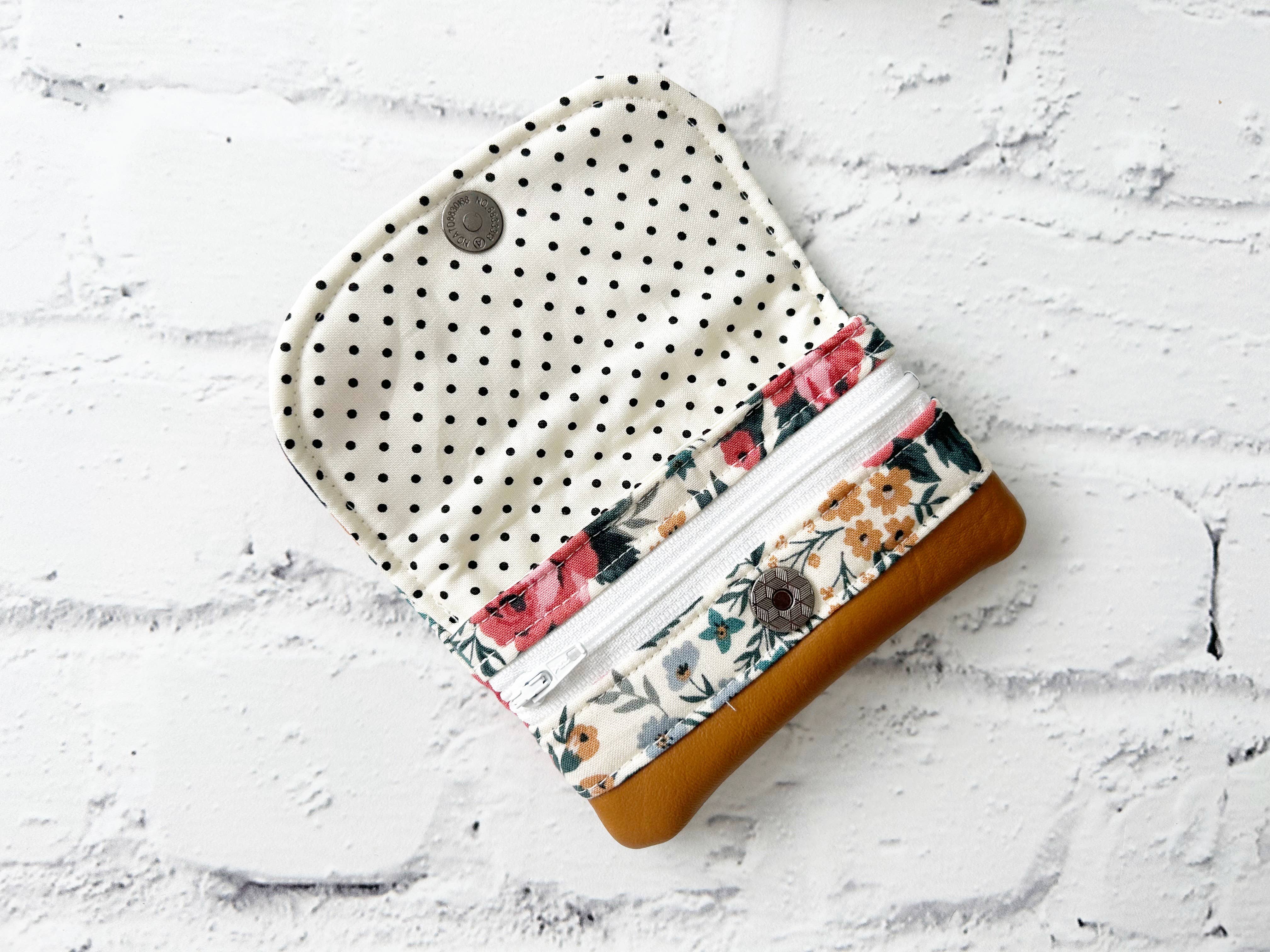 Mini Watercolor Floral Wallet