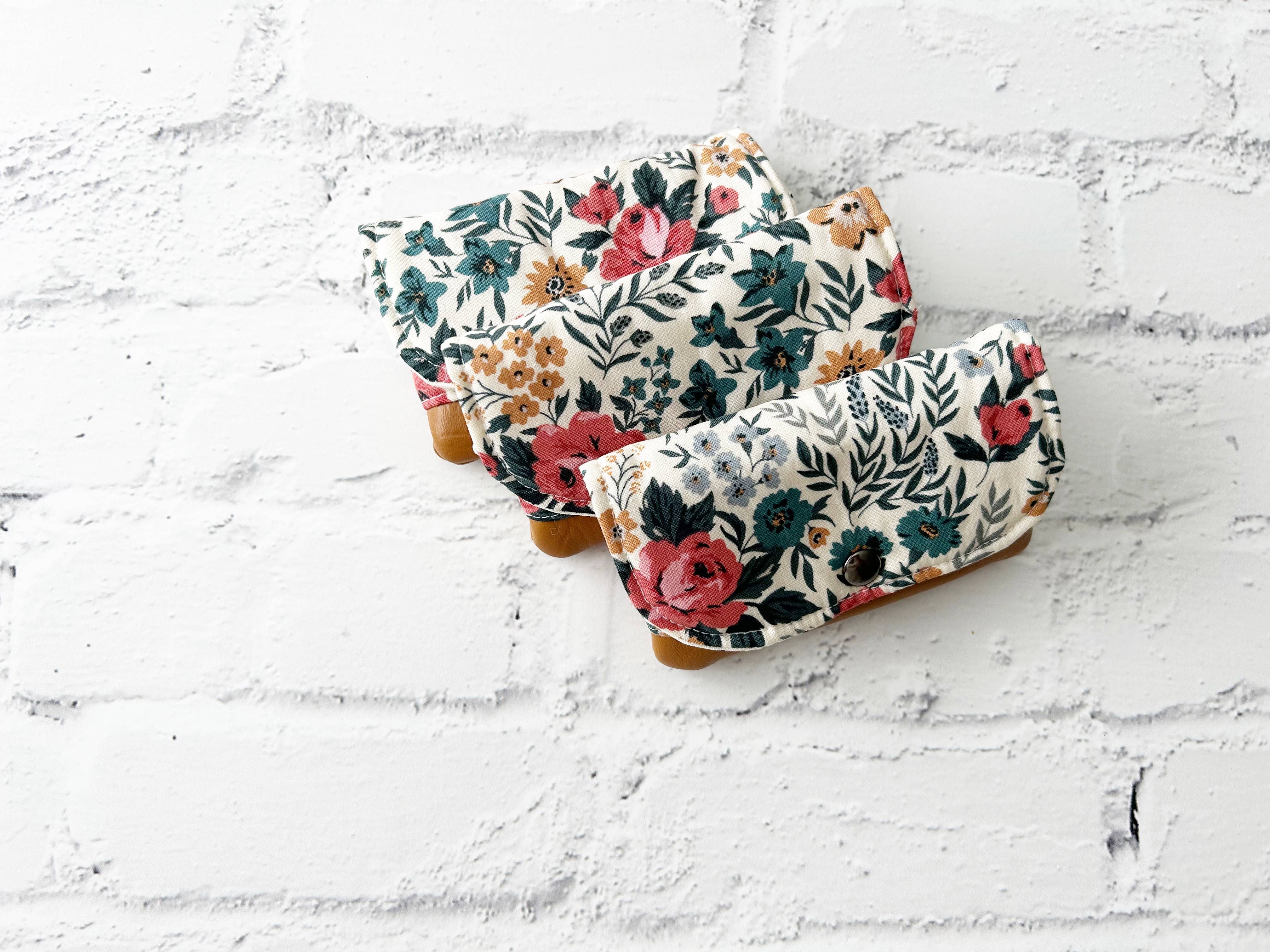 Mini Watercolor Floral Wallet