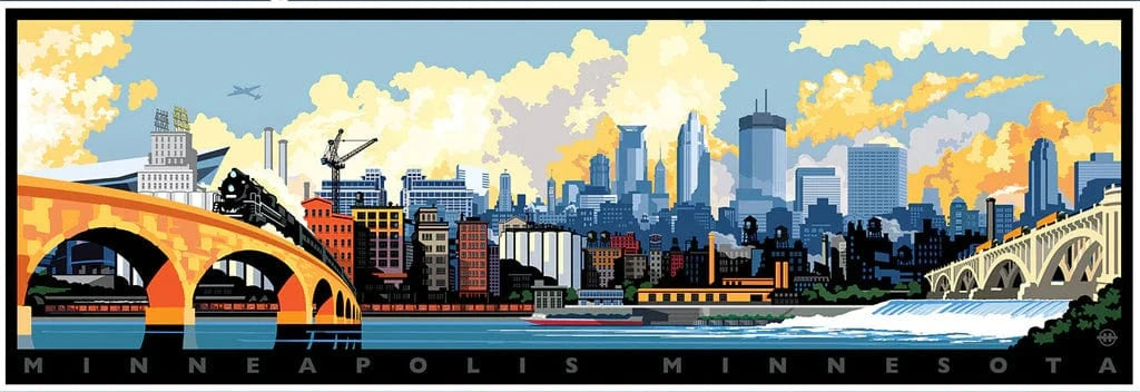 Minneapolis Skyline Puzzle