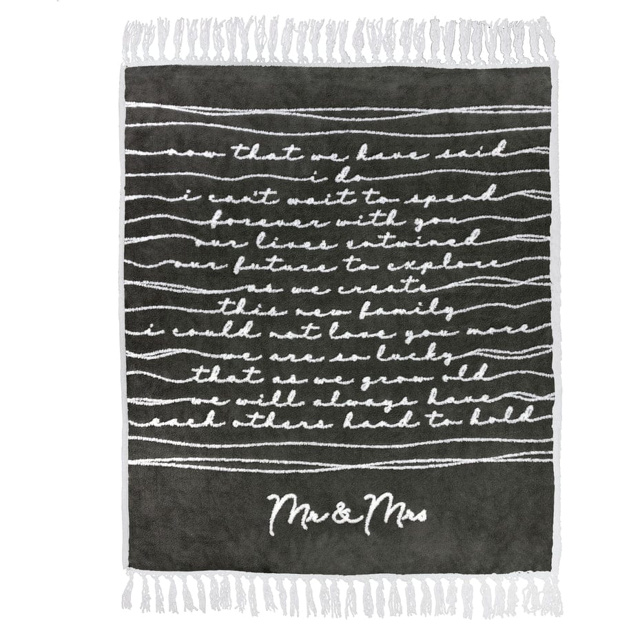 Mr. & Mrs. Plush Blanket