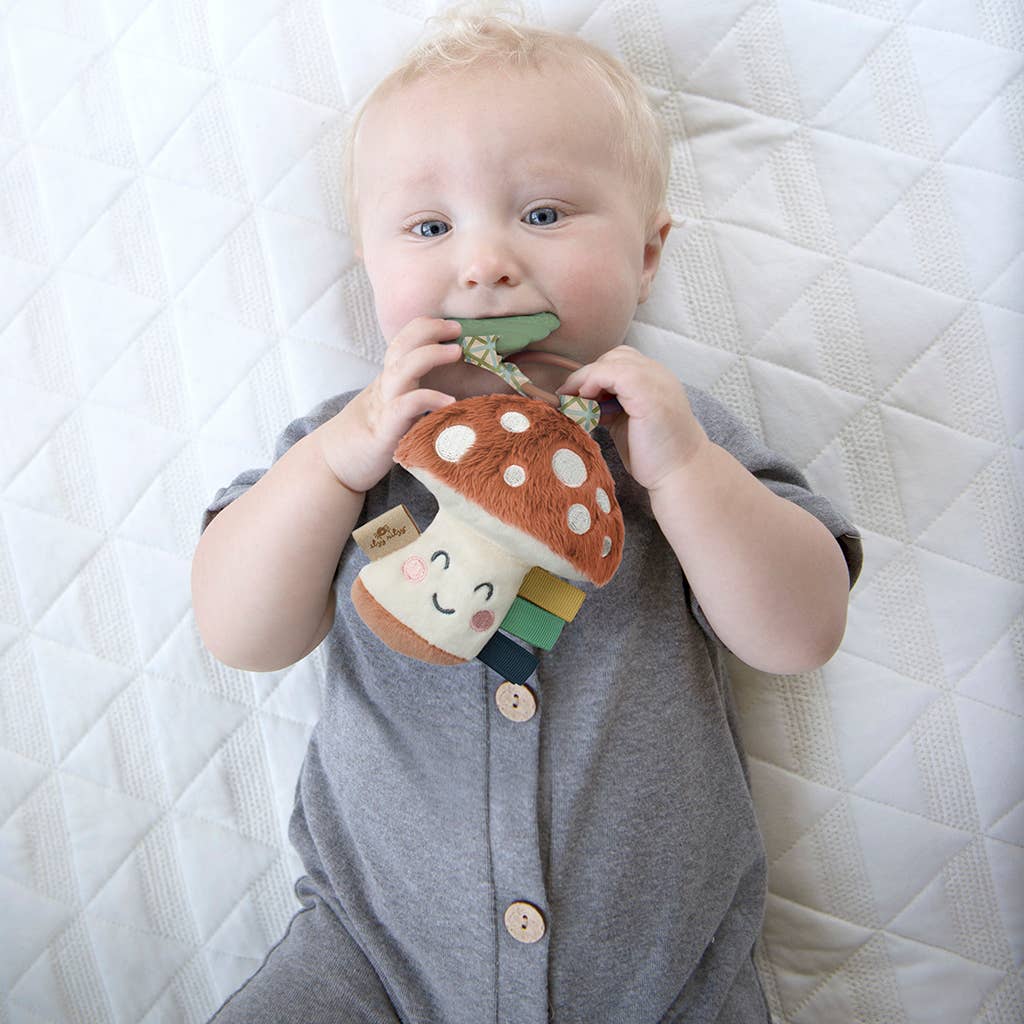 Mushroom Itzy Pal™ Plush + Teether