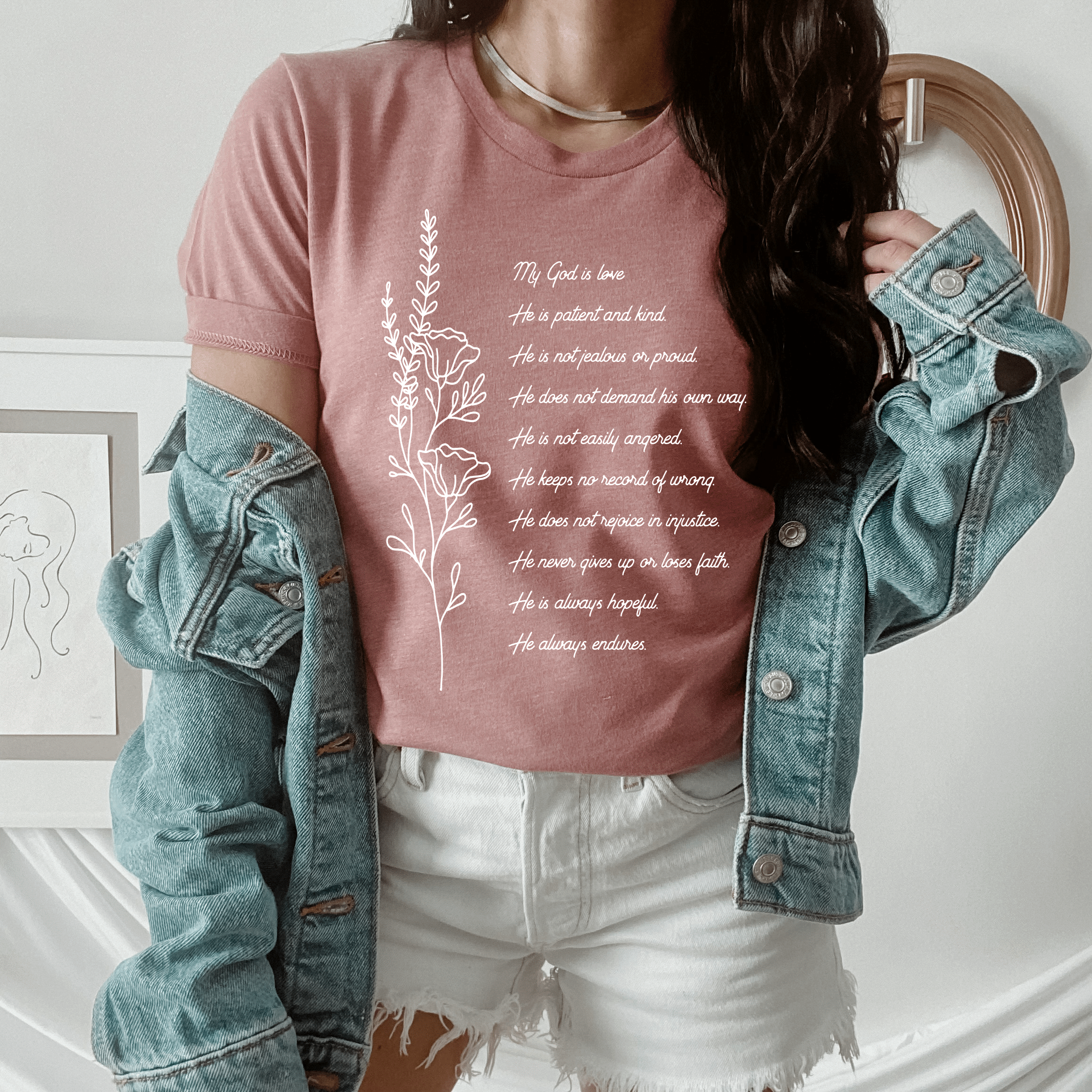 My God is love - Faith based Christian Tee