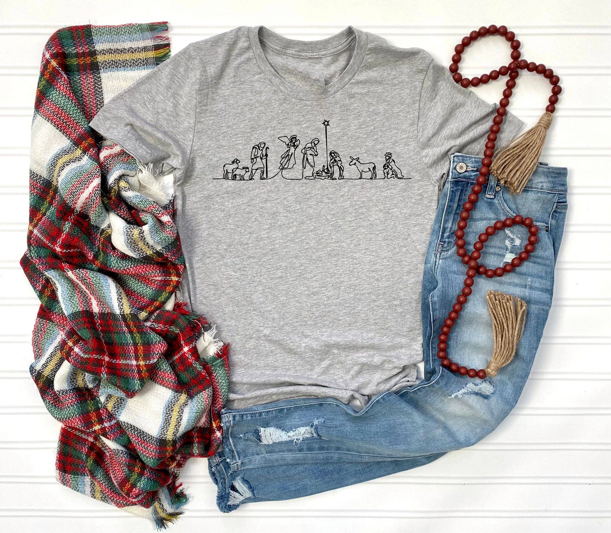 Nativity Christmas Graphic Tee