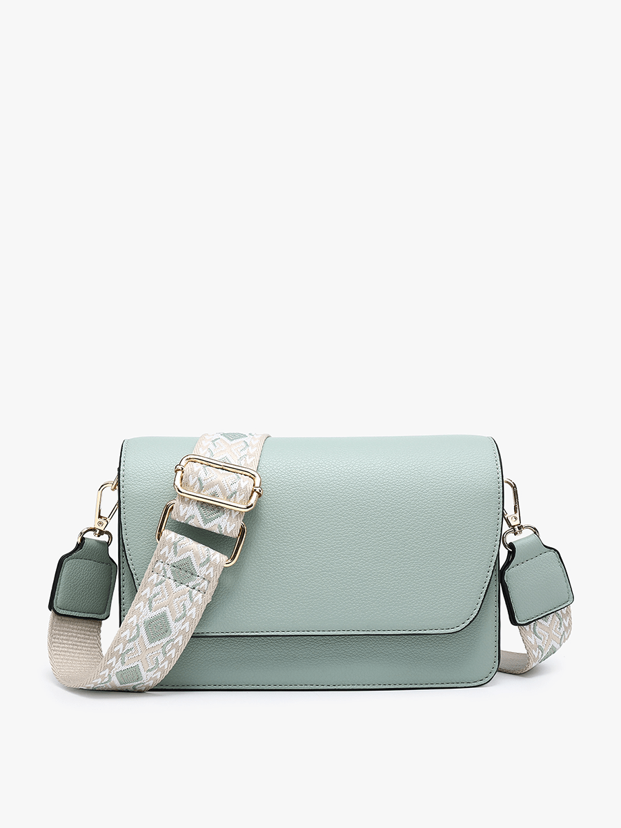 Noah Flapover Crossbody w/ Guitar Strap