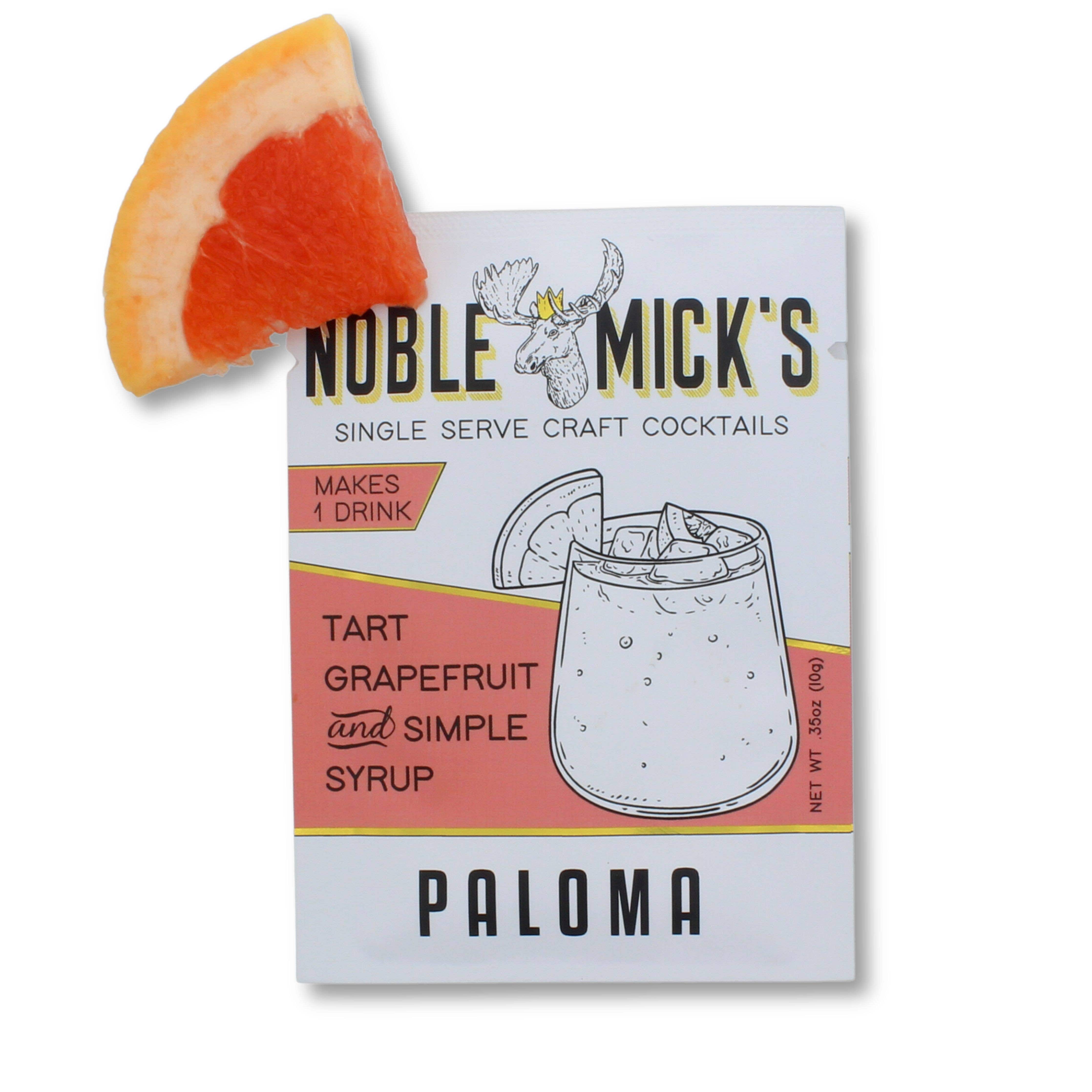 Noble Mick's Craft Cocktail or Mocktail Drink Packets