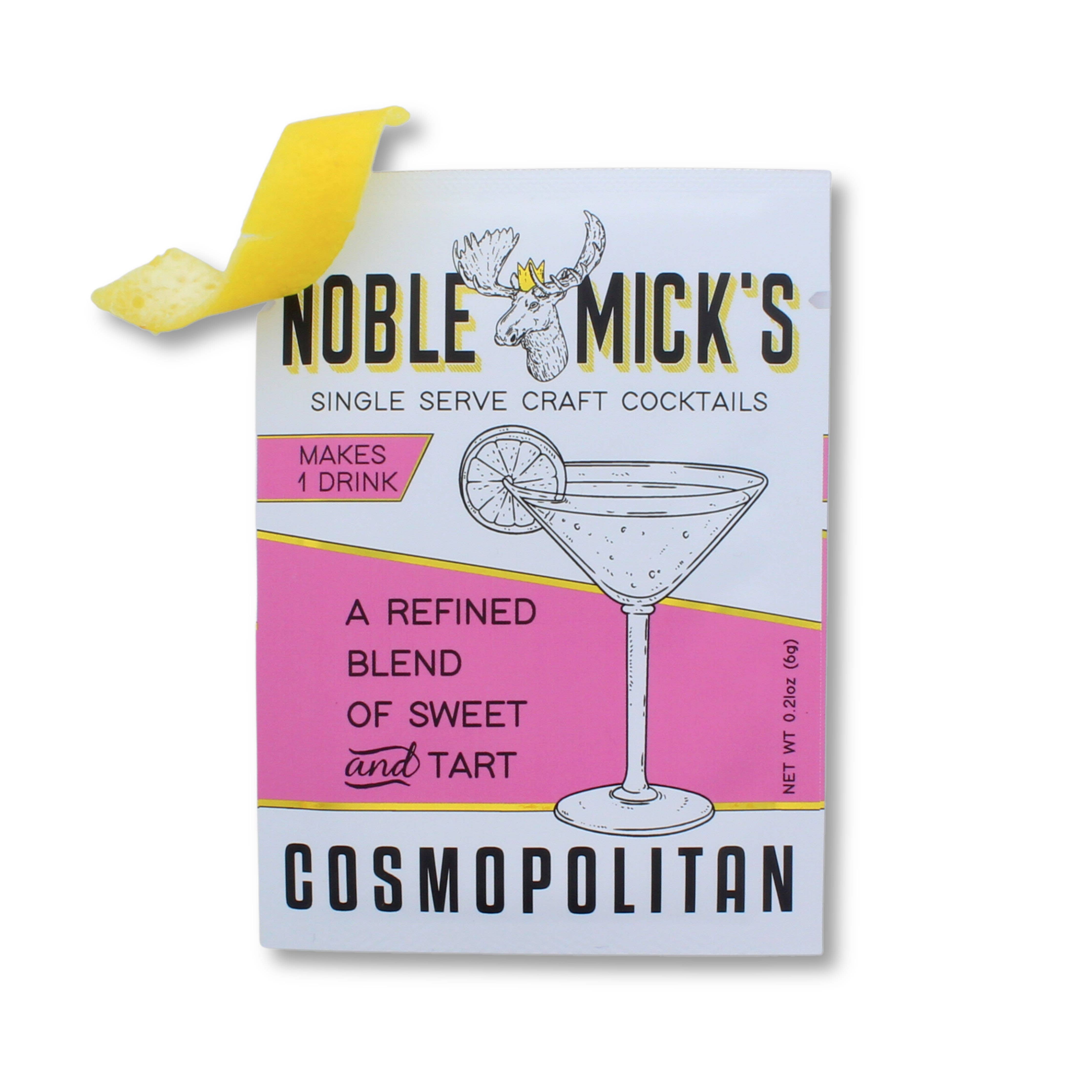 Noble Mick's Craft Cocktail or Mocktail Drink Packets