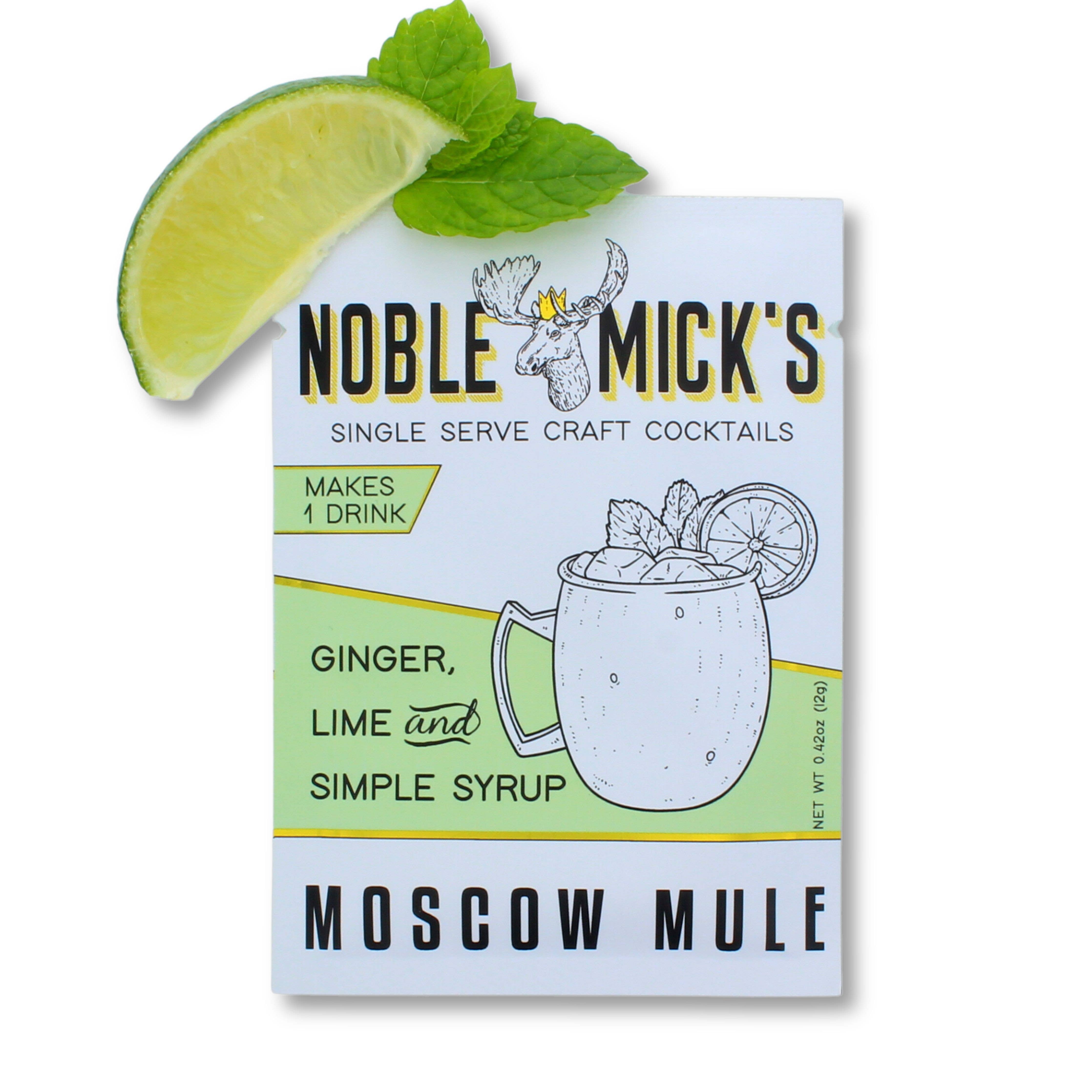 Noble Mick's Craft Cocktail or Mocktail Drink Packets