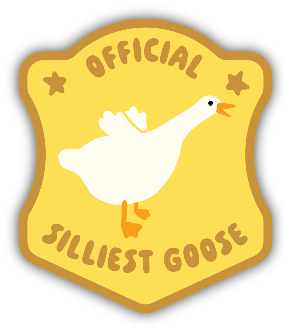 Official Silliest Goose Sticker
