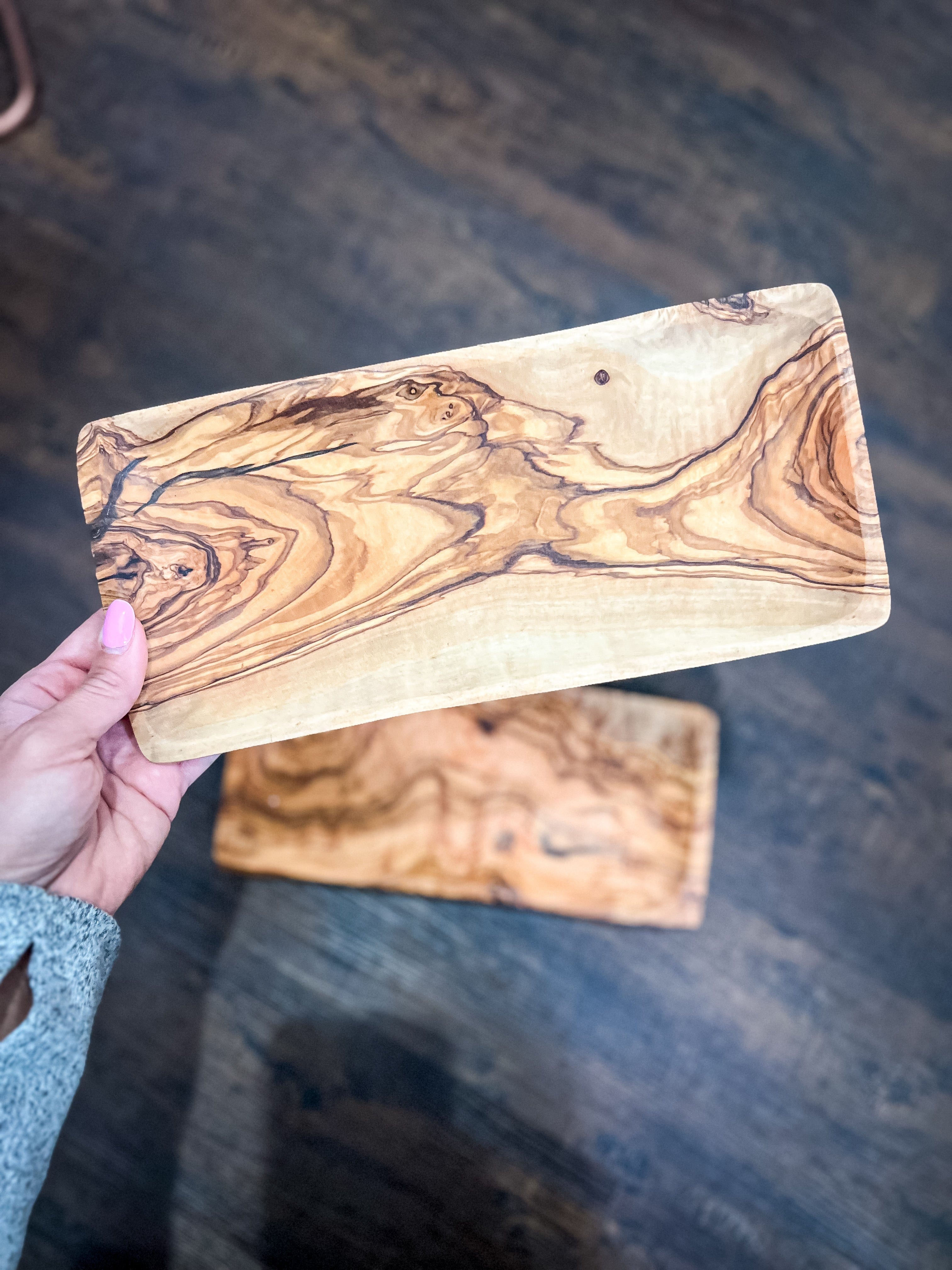 Olive Wood Rectangle Platter