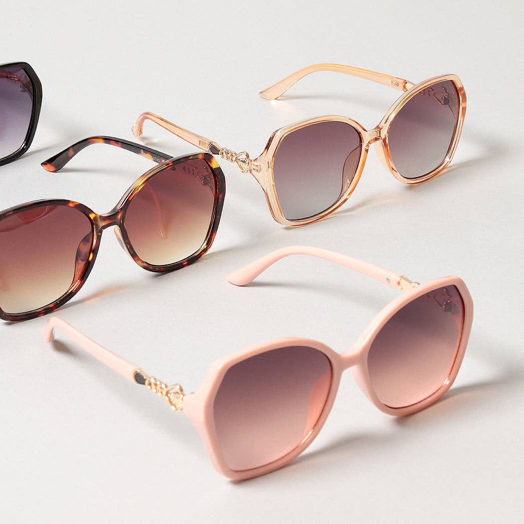 Oversized Round Frame Sunglasses