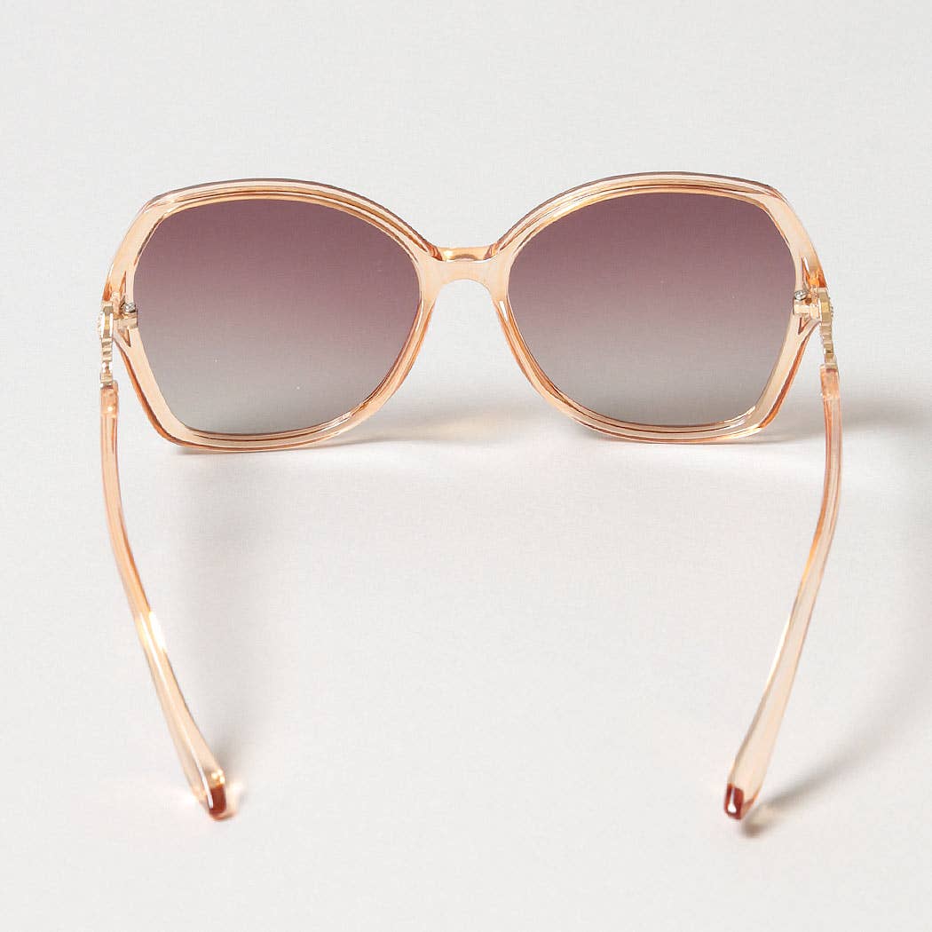 Oversized Round Frame Sunglasses