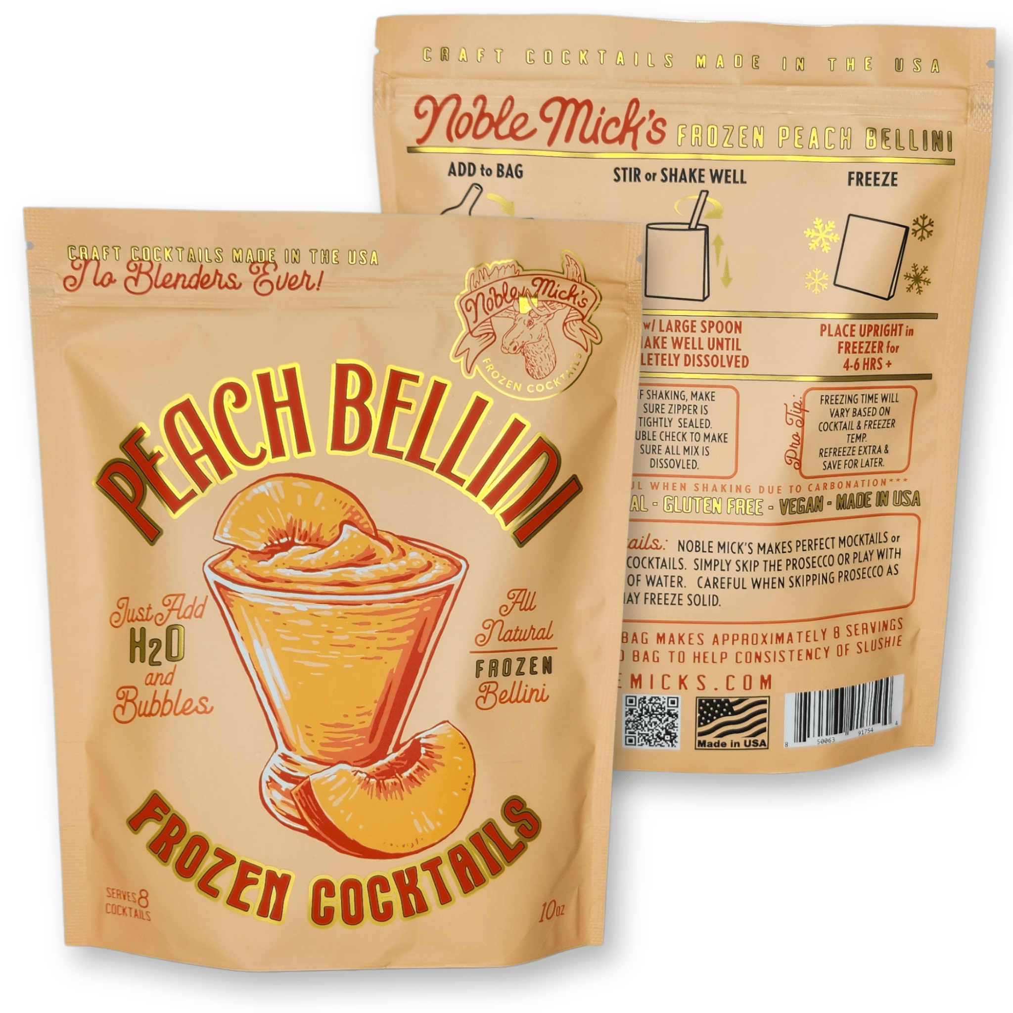 Peach Bellini Frozen Cocktail Mix