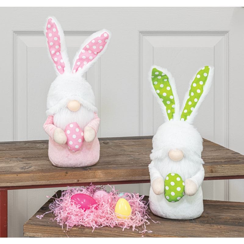 Hanna's Gnome Polka Dot Bunny Ear Gnome