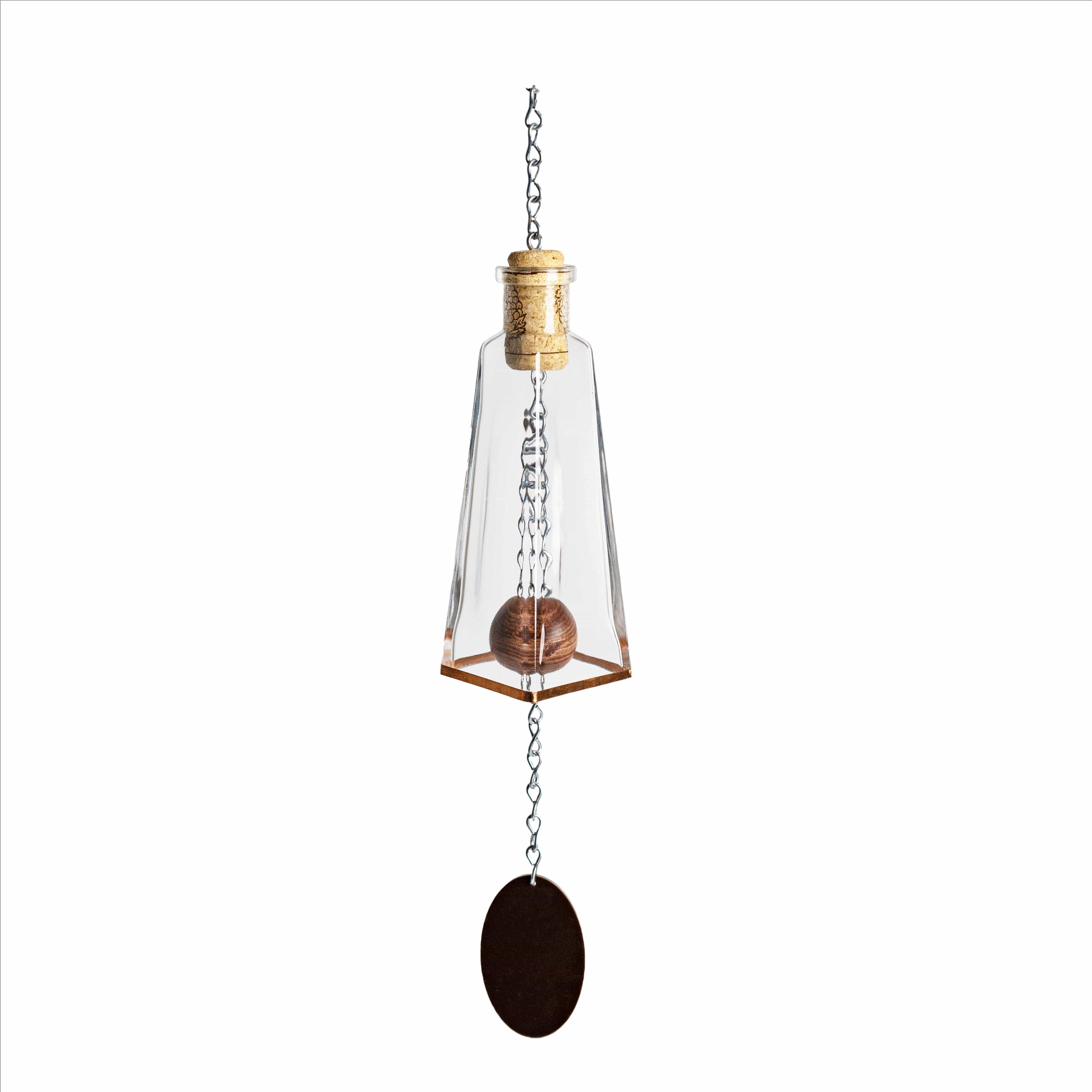 Pyramid Glass Wind Chime