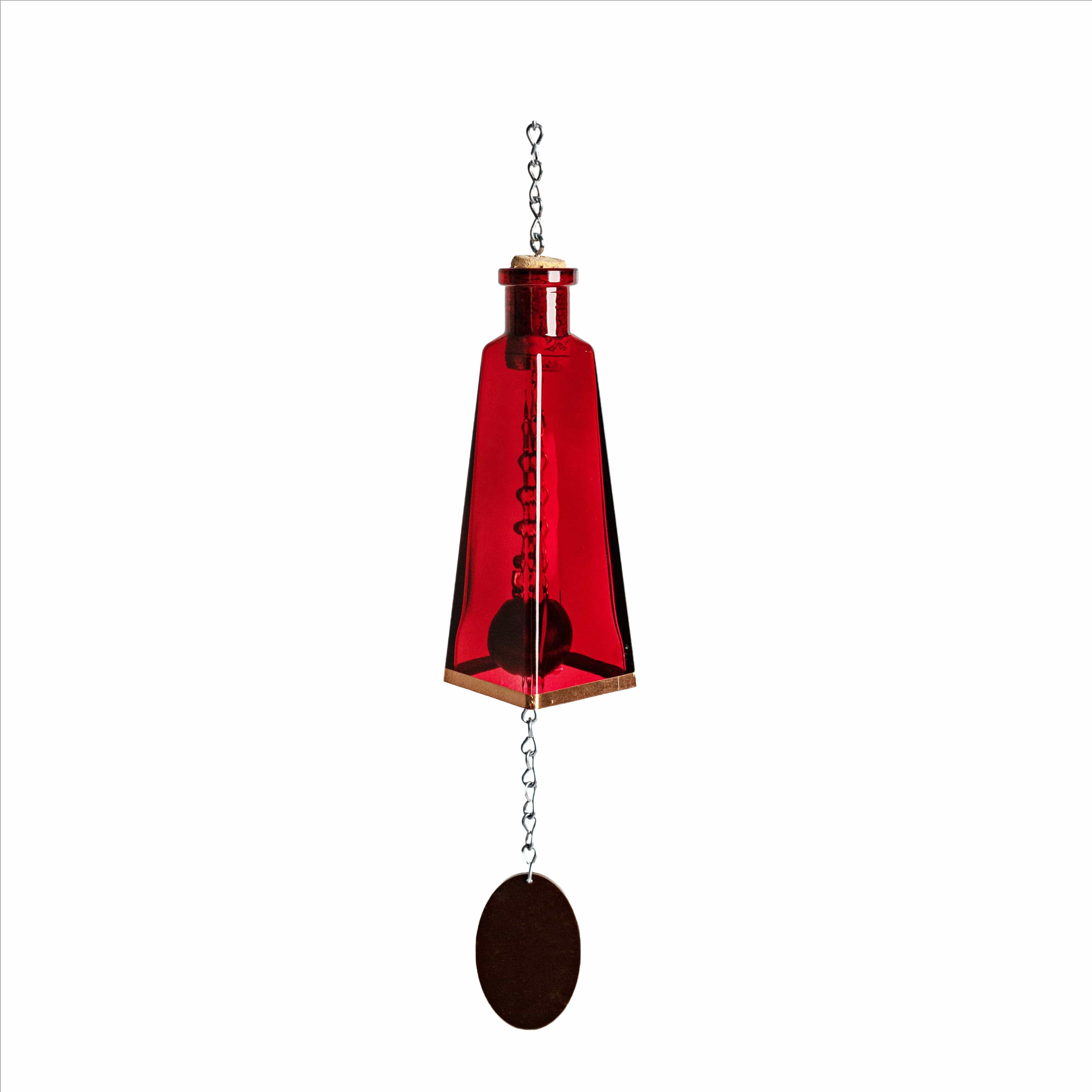 Pyramid Glass Wind Chime