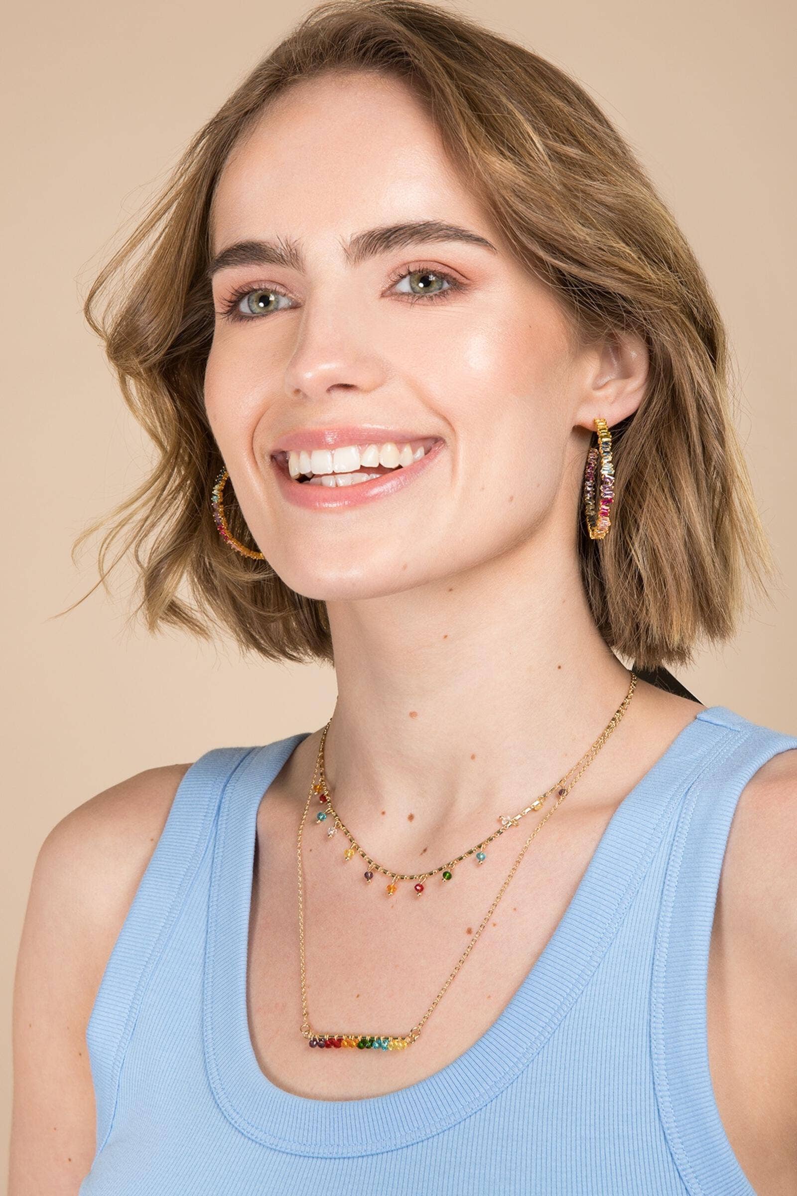 Rainbow Bright Layered Necklace