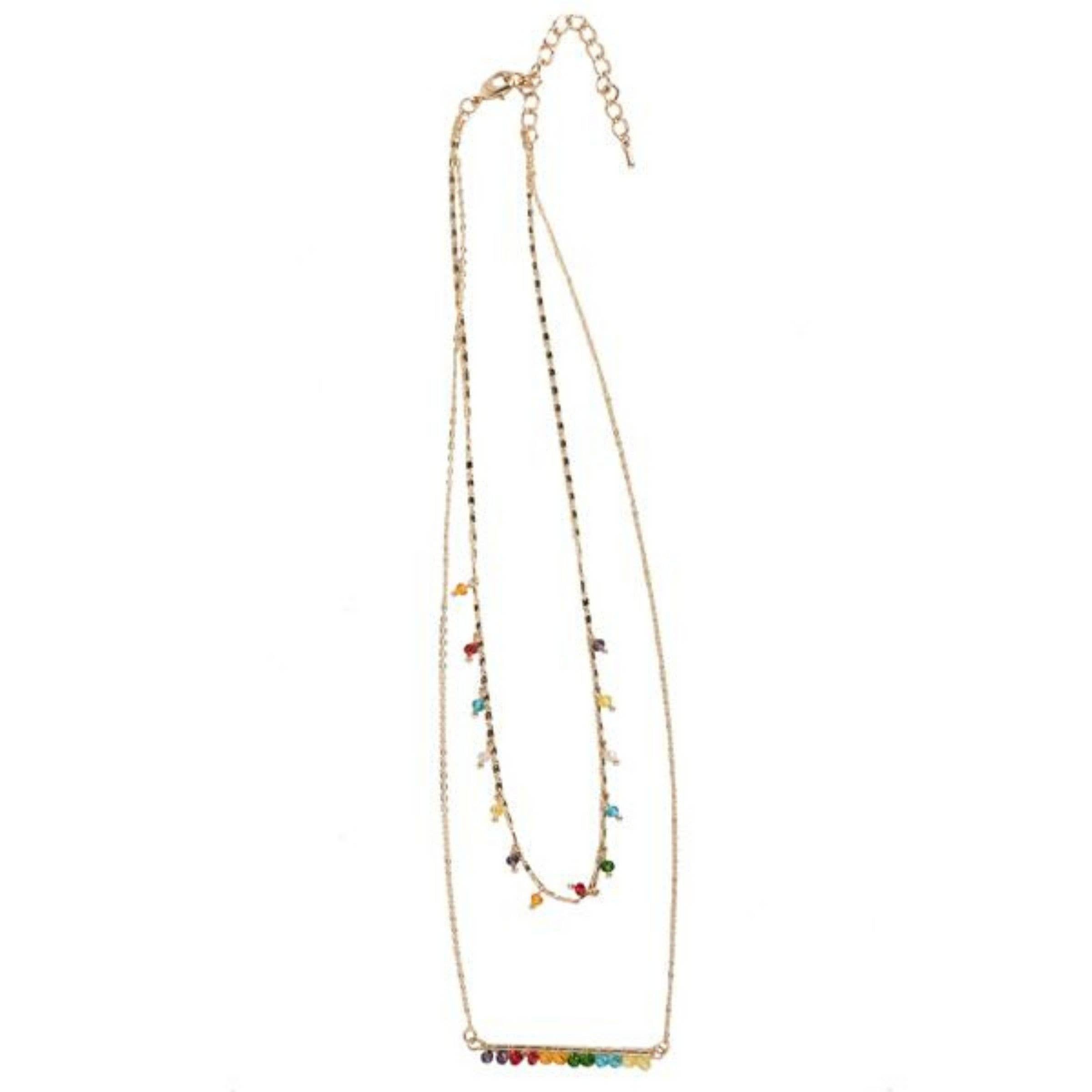 Rainbow Bright Layered Necklace