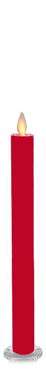Wills Seasonal Decor Red LED Taper Candles