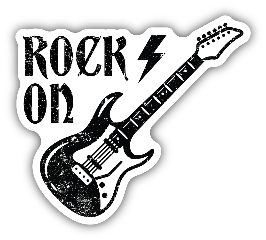 CJs Cottage Sticker Rock On Sticker