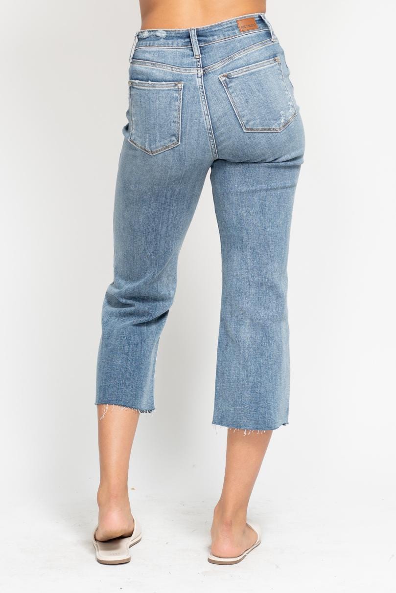 Shelby Destroy Crop Judy Blue Jeans