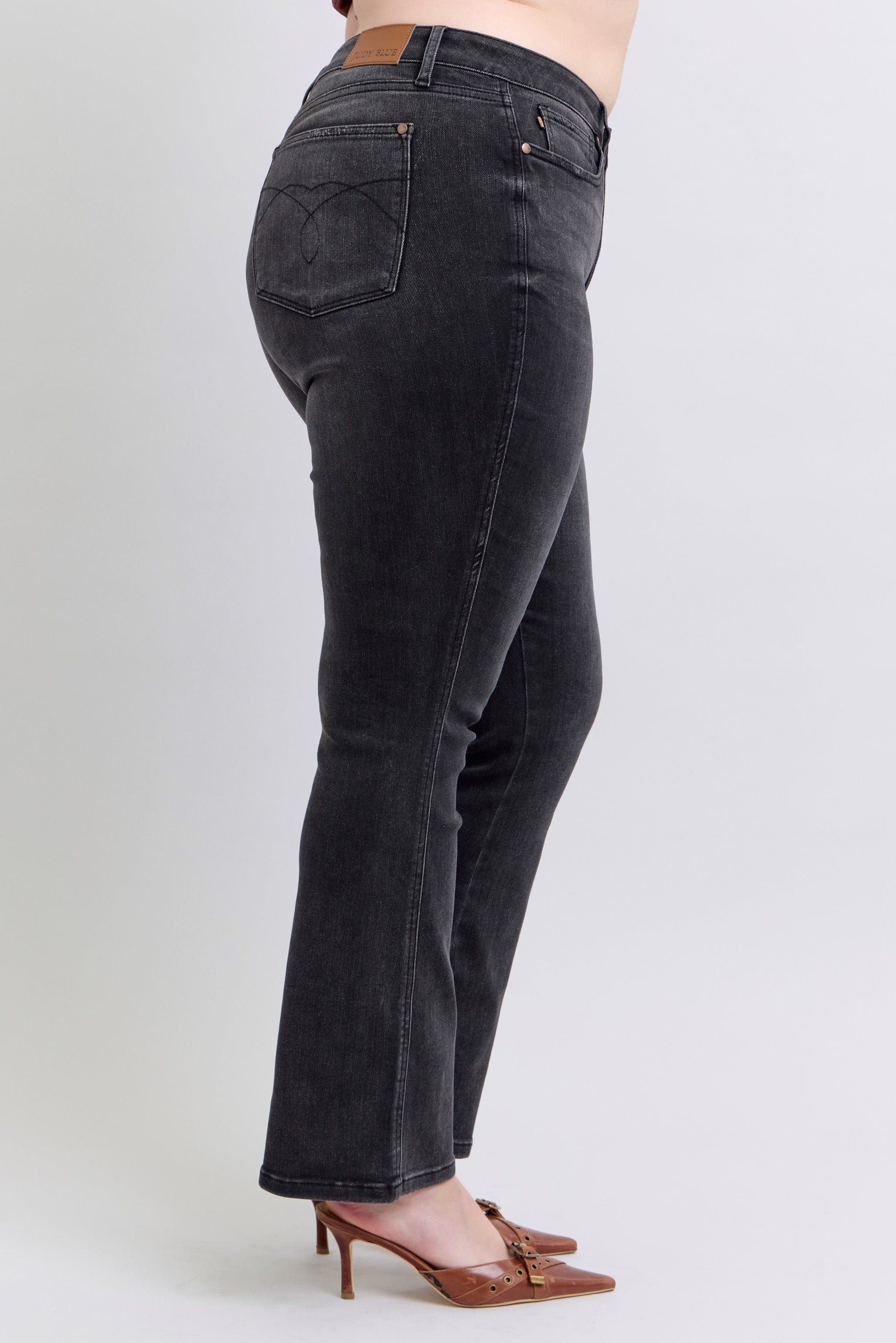 Shelly Black Tummy Control Judy Blue Jeans